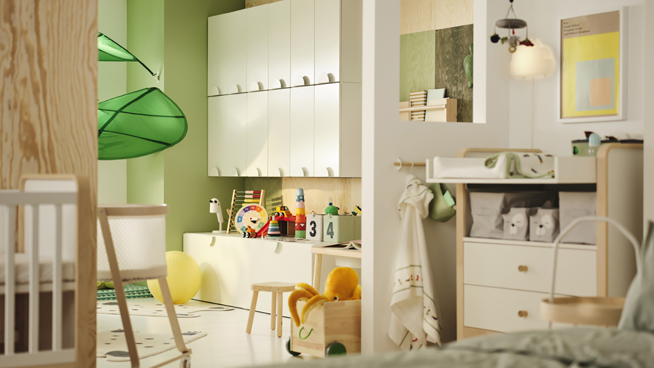 IKEA - Голяма детска стая, вдъхновена от природата и с много място за съхранение