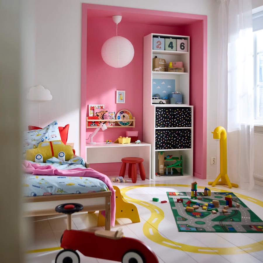 IKEA - Игра, съхранение, почивка – всичко в една добре планирана детска стая.