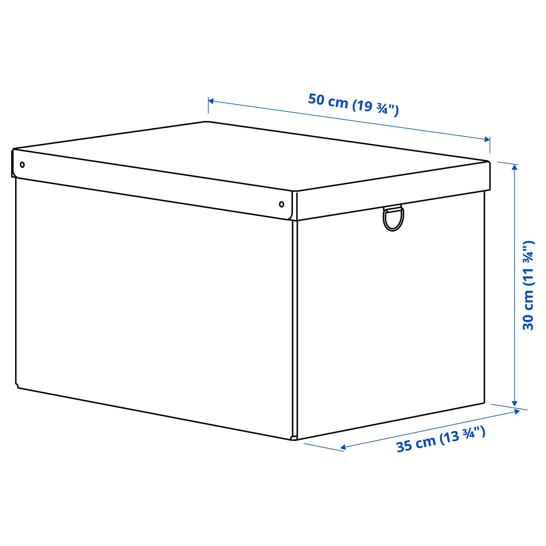 NIMM, кутия с капак, 35x50x30 см, 005.200.53