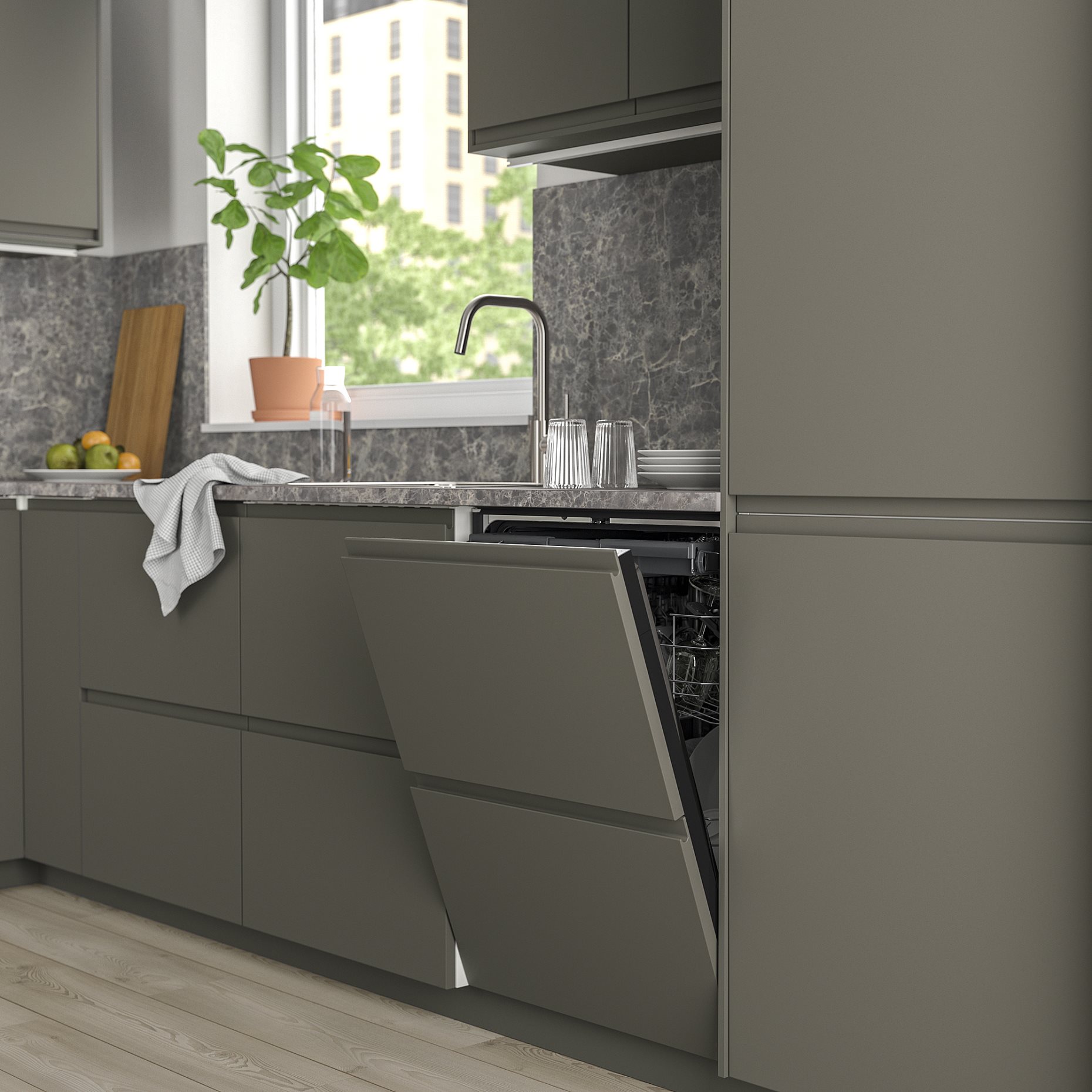 OSTVEDA, съдомиялна за вграждане, IKEA 500, 005.681.44