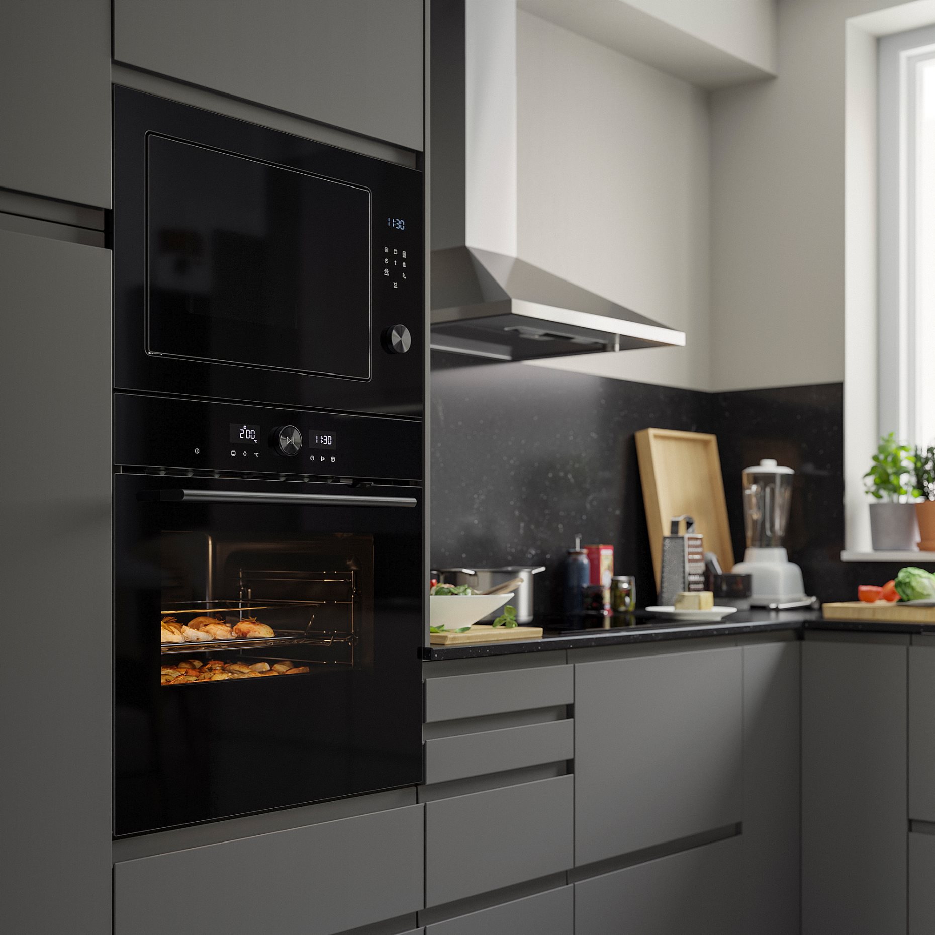 SPJUTBO, фурна с вентилатор, ф-я за допълнителна пара, грил ф-я, IKEA 500, 006.002.76