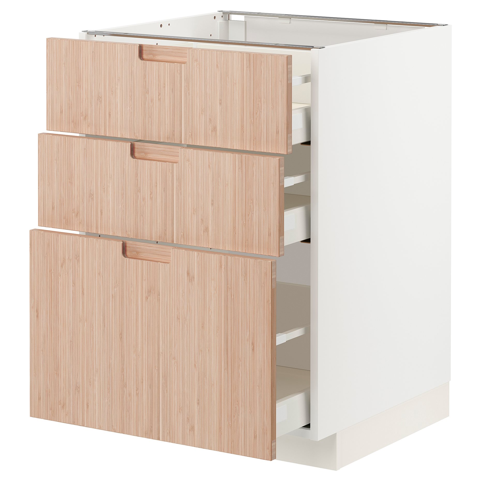 METOD/MAXIMERA, долен шкаф с 3 чекмеджета, 093.302.80