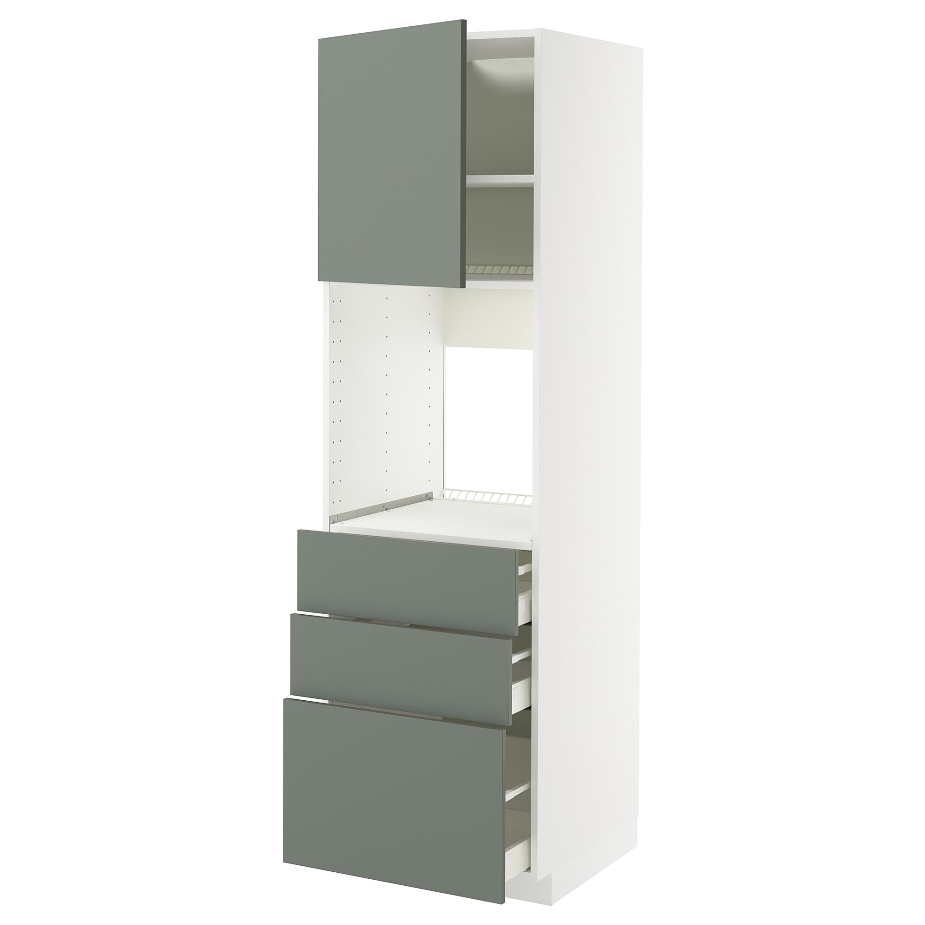 METOD/MAXIMERA, висок шкаф за фурна с врата/3 чекм., 095.654.76