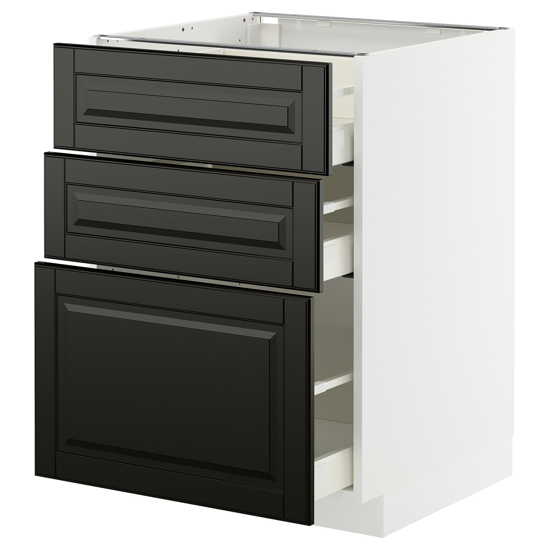 METOD/MAXIMERA, долен шкаф с 3 чекмеджета, 095.790.77