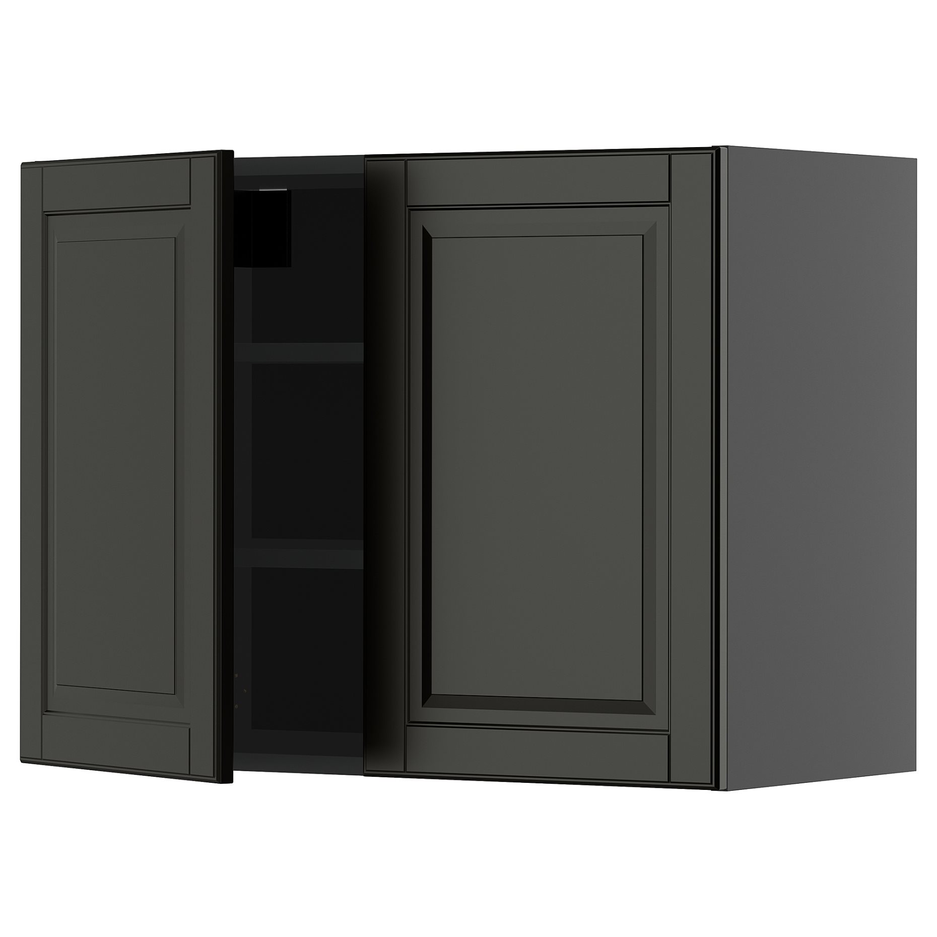 METOD, стенен шкаф с рафтове/2 вратички, 095.887.79