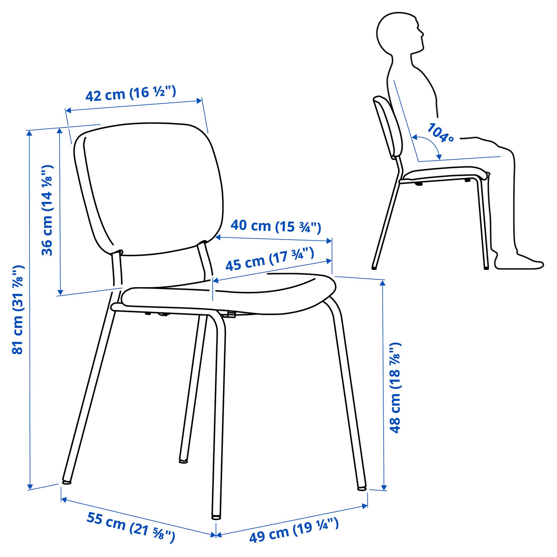VIHALS/VIHALS, маса и 2 стола, 095.899.34