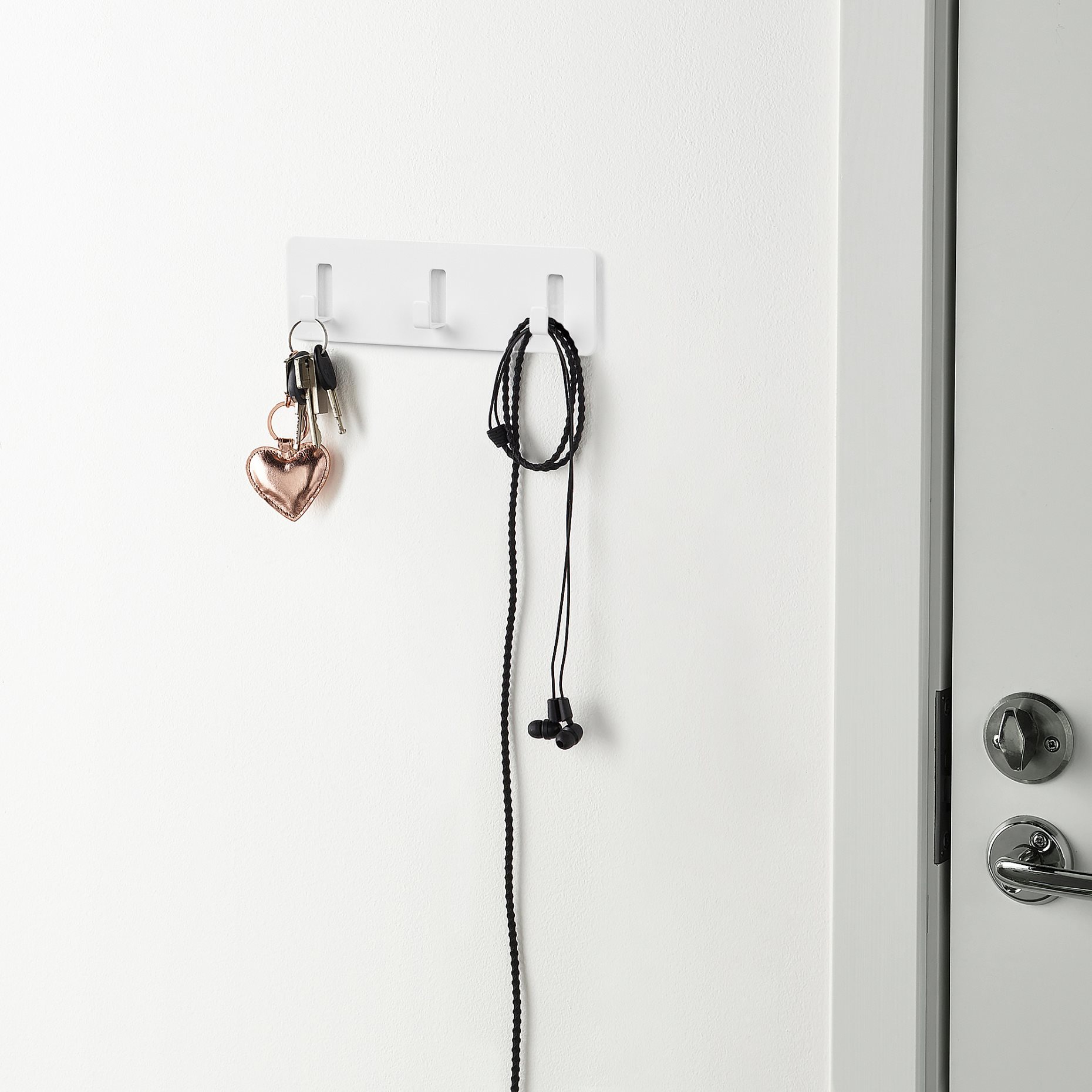 GALTBOX, закачалка с 3 кукички, самозалепващ, 105.637.11