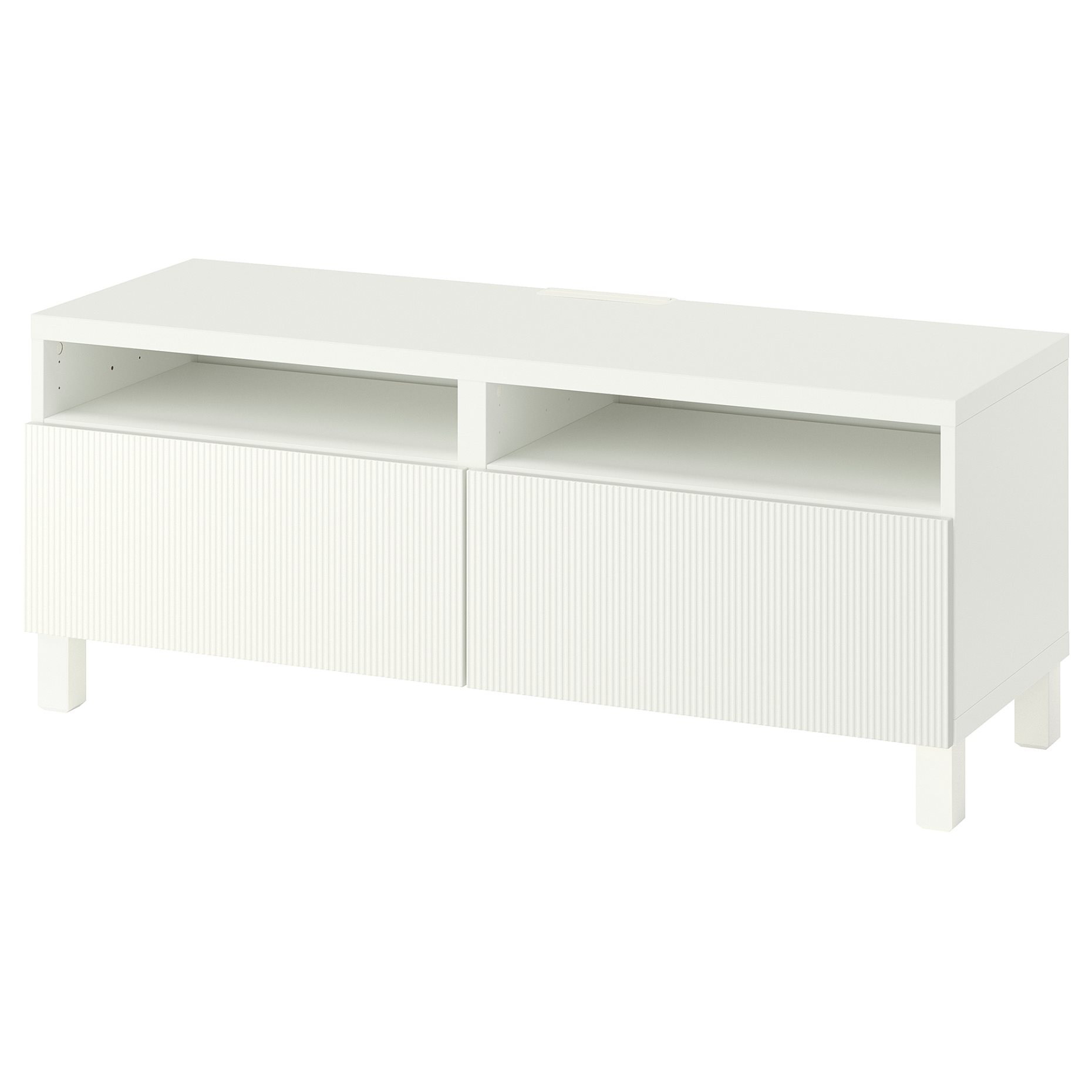 BESTÅ, TV шкаф с чекмеджета, 120x42x48 см, 195.973.68