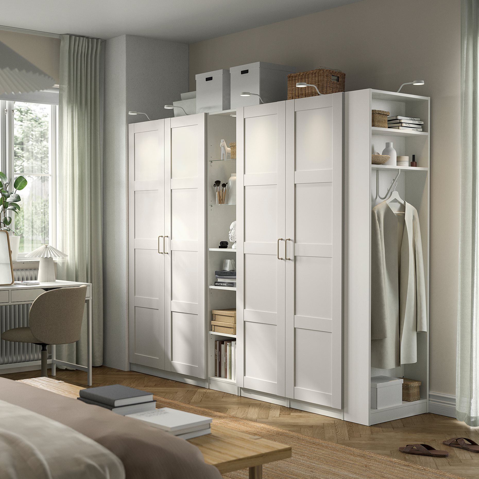 PAX/BERGSBO, гардероб - комбинация, 196.073.05