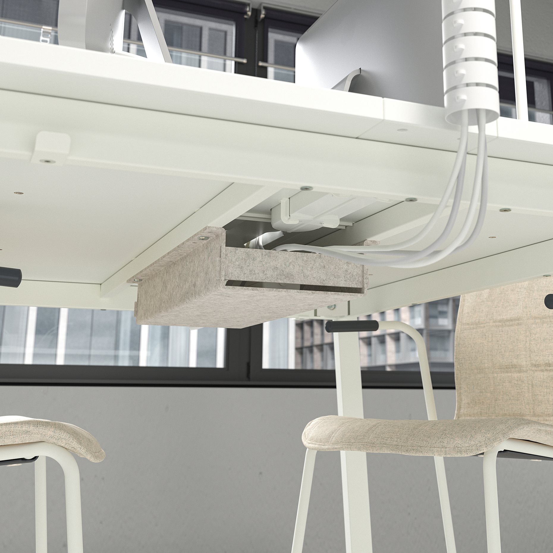 MITTZON, долна рамка за конферентна маса, 205.337.47