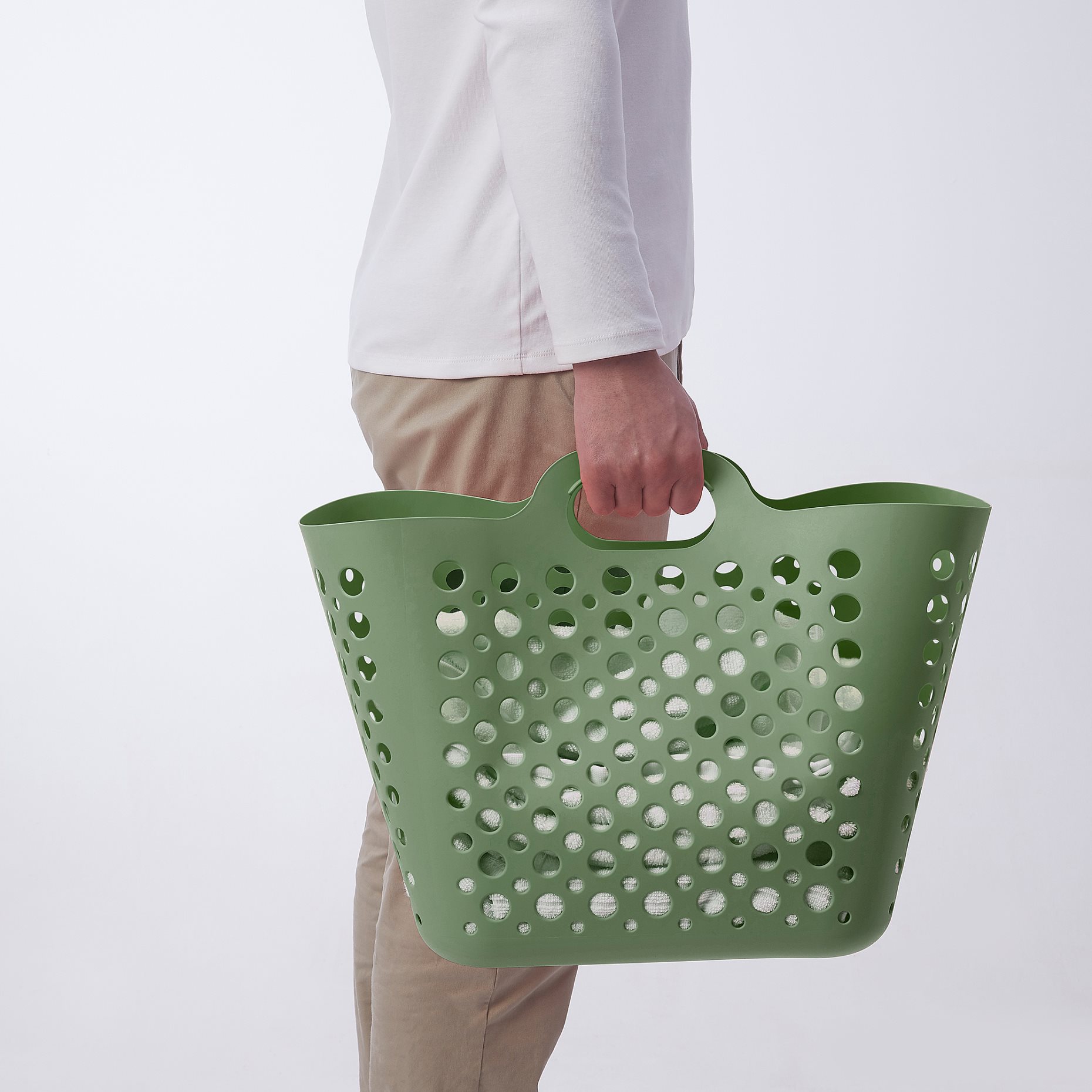 SLIBB, пластмасов кош за дрехи, 205.677.23