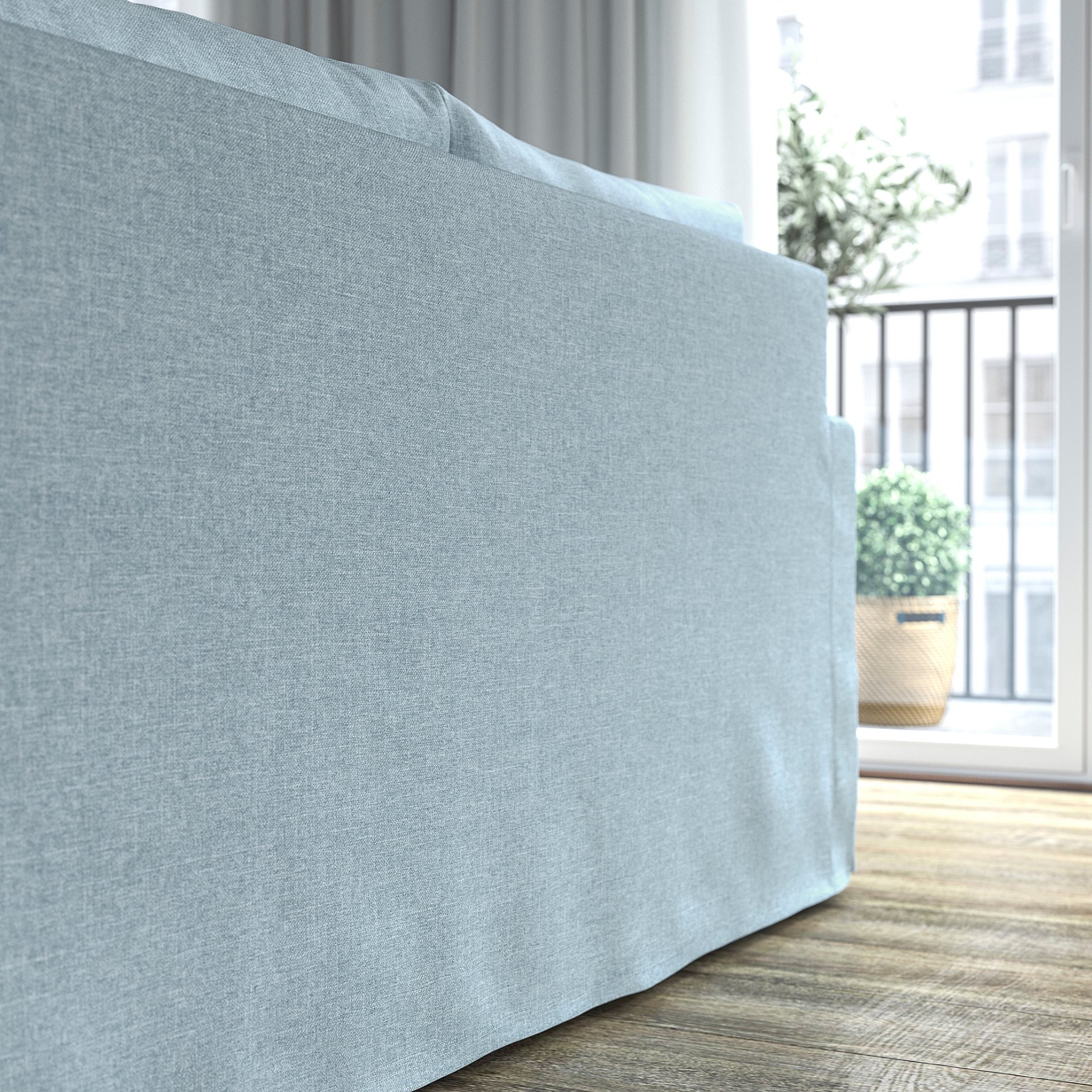 HYLTARP, 3-местен диван с лежанка, отляво, 294.896.98