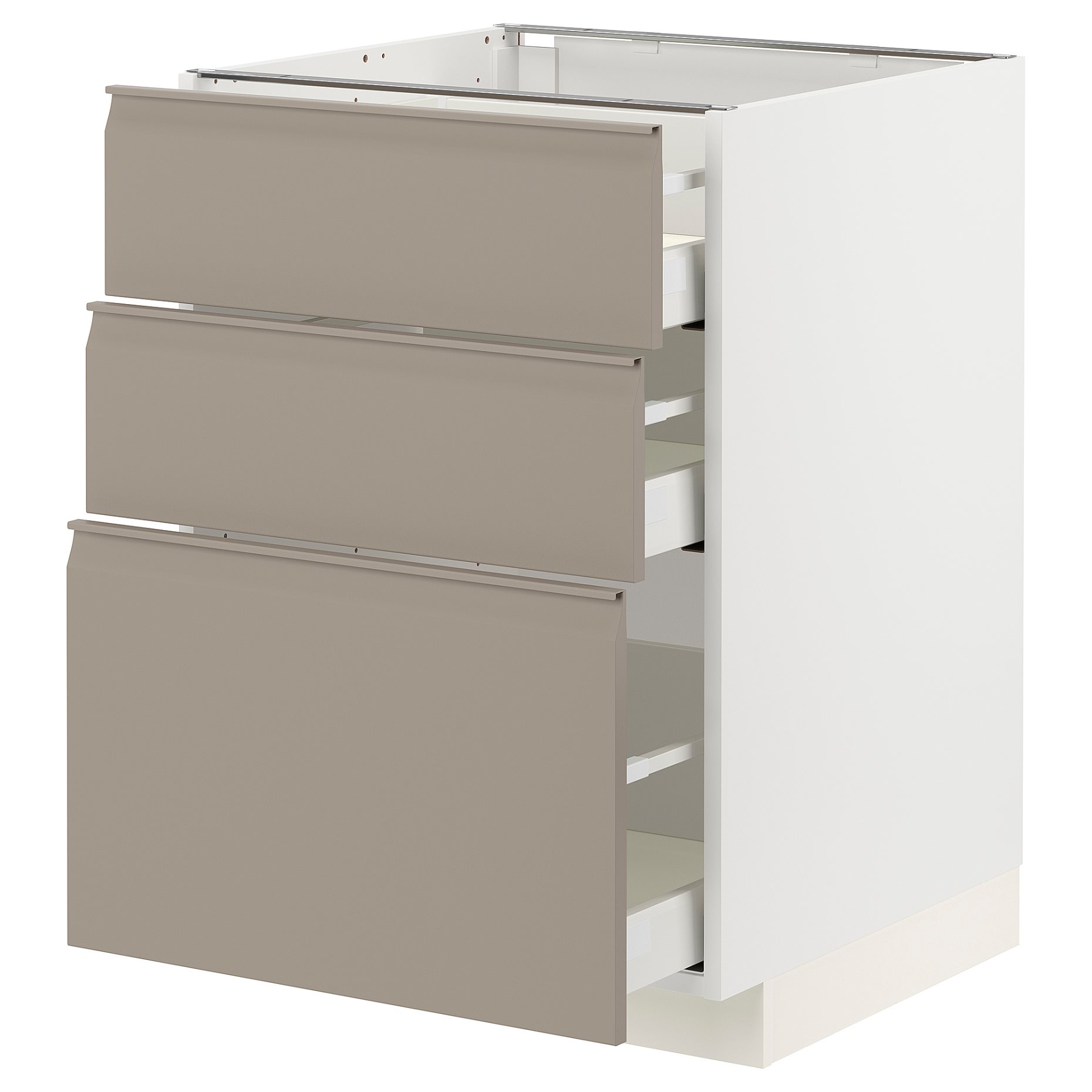 METOD/MAXIMERA, долен шкаф с 3 чекмеджета, 294.916.20