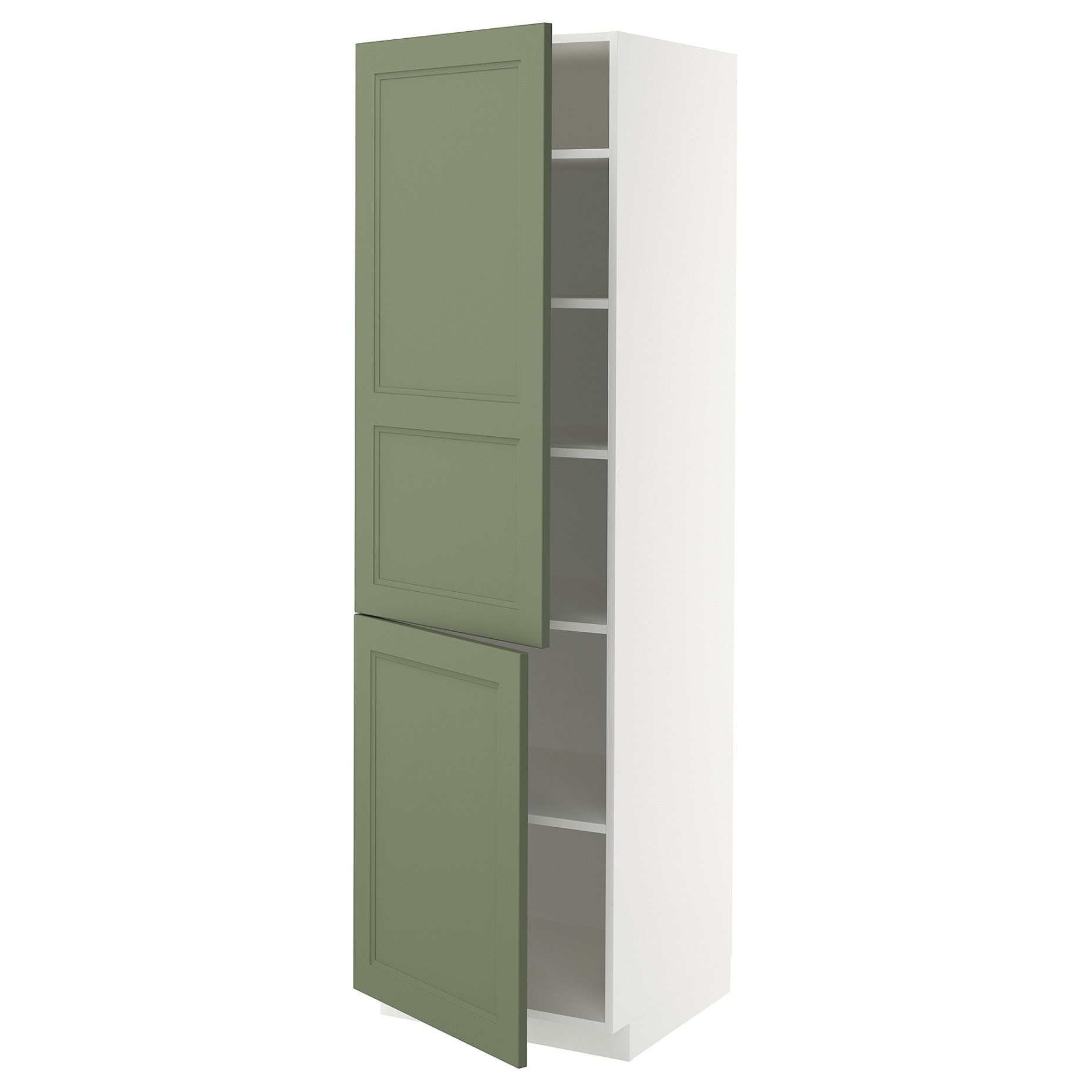 METOD, висок шкаф с рафтове/2 врати, 295.173.90