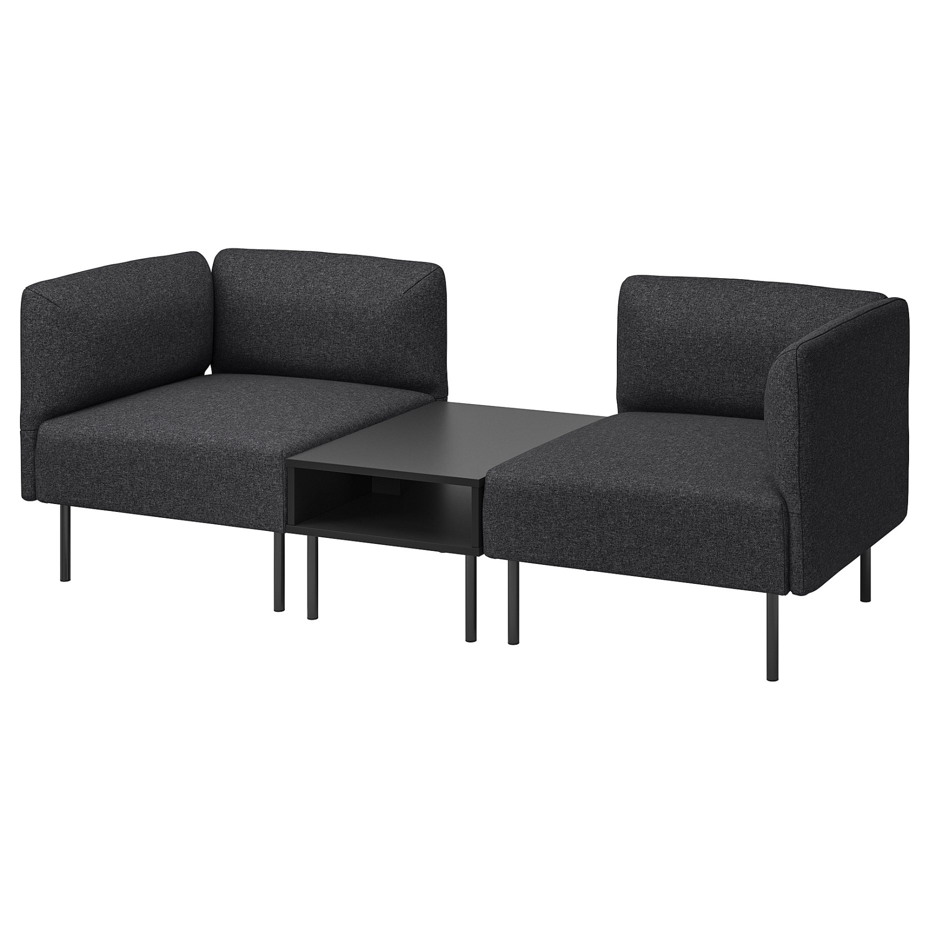 LILLEHEM, 2-местен модулен диван с маса, 295.360.58