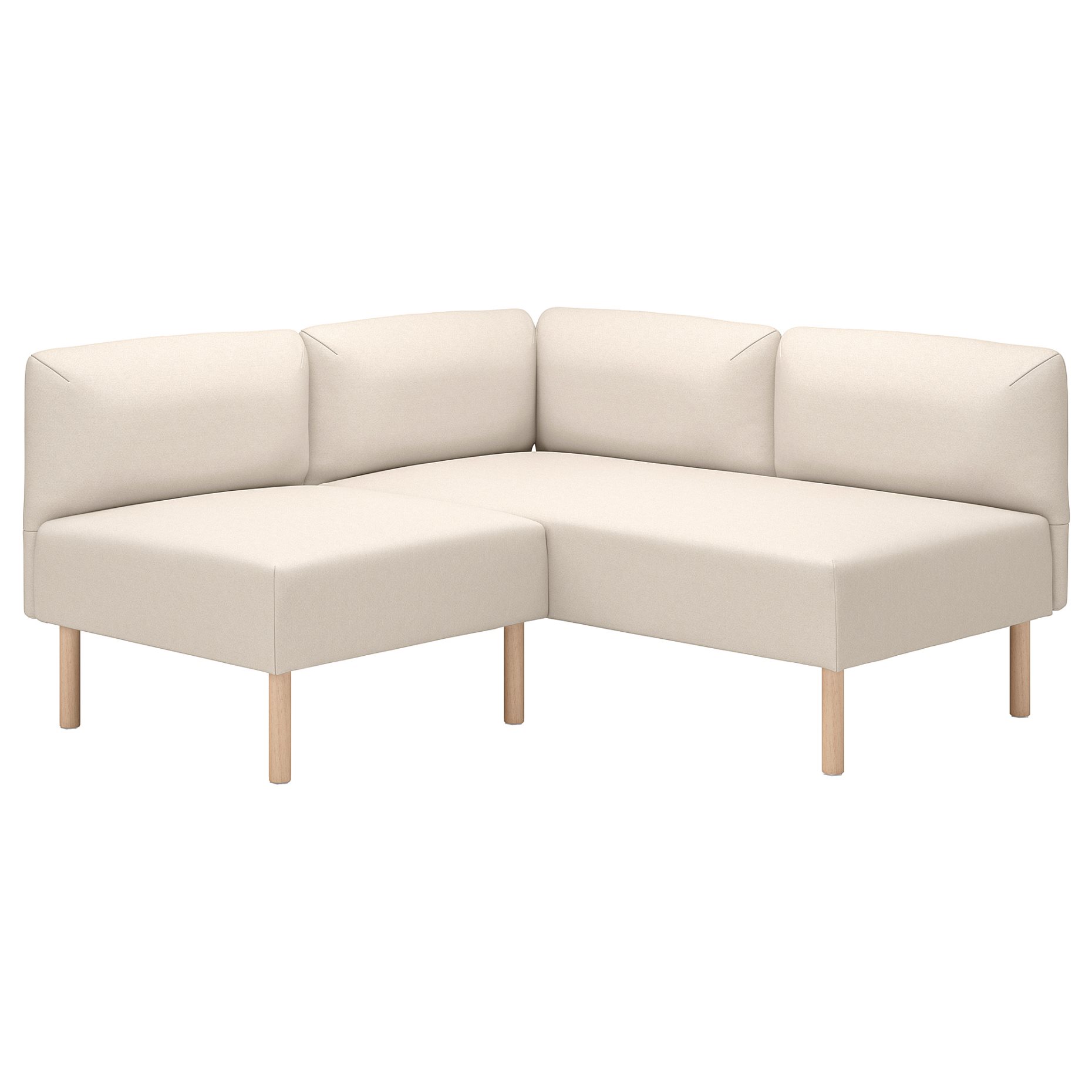 LILLEHEM, 2-местен модулен ъглов диван, 295.362.80