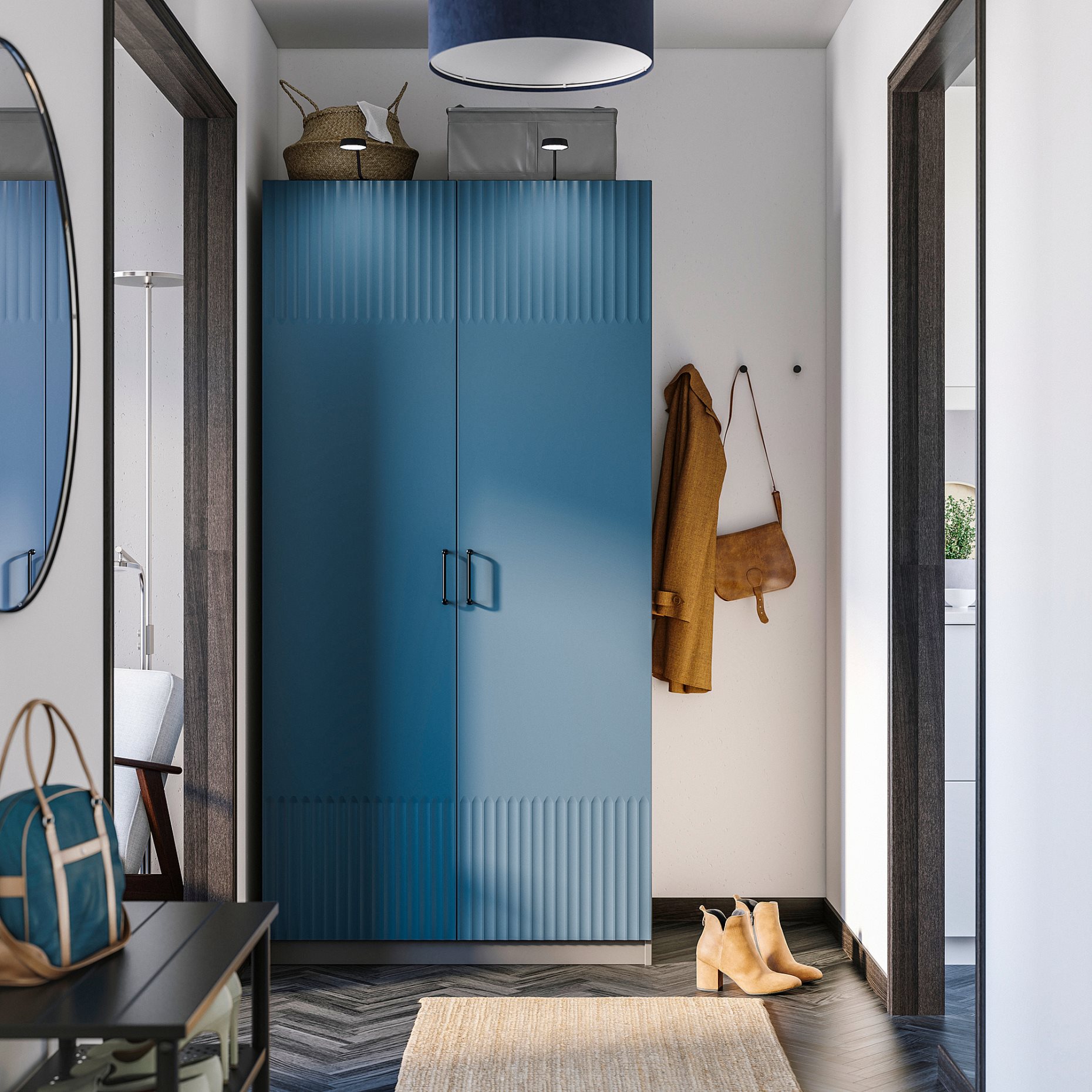 PAX/FYRUDDEN, гардероб - комбинация, 295.815.93