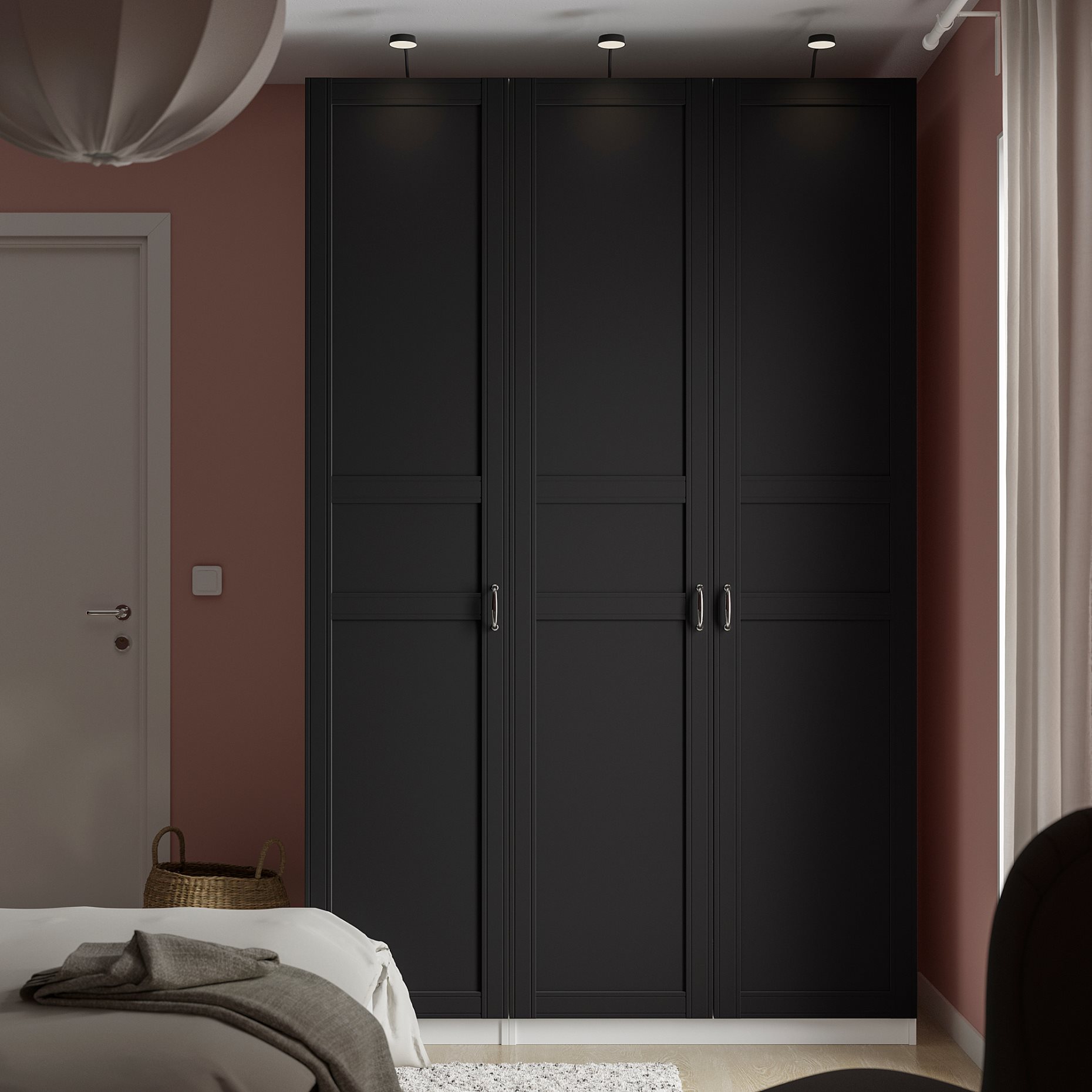 PAX/FLISBERGET, гардероб - комбинация, 295.900.88
