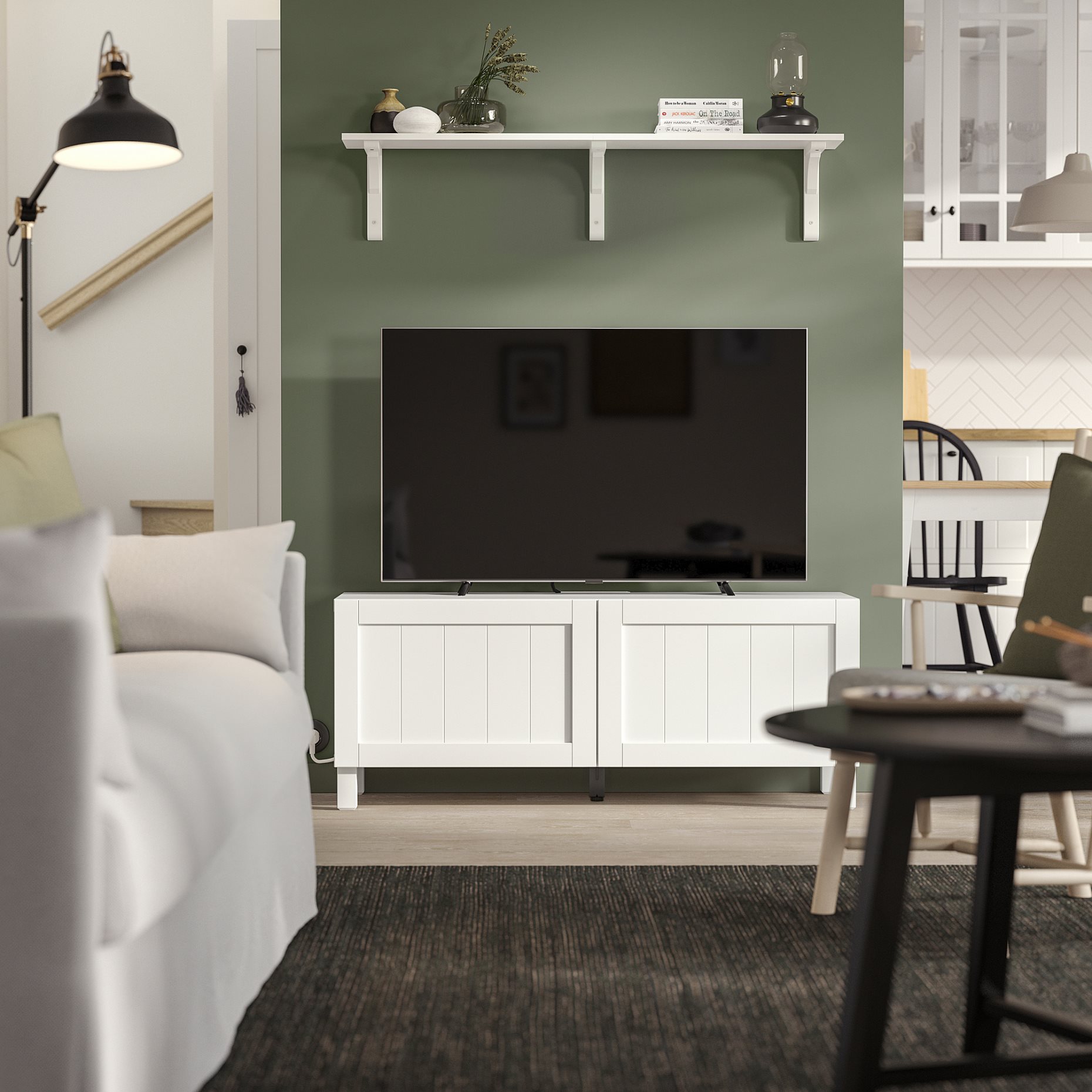 BESTÅ, TV шкаф с вратички, 295.973.58