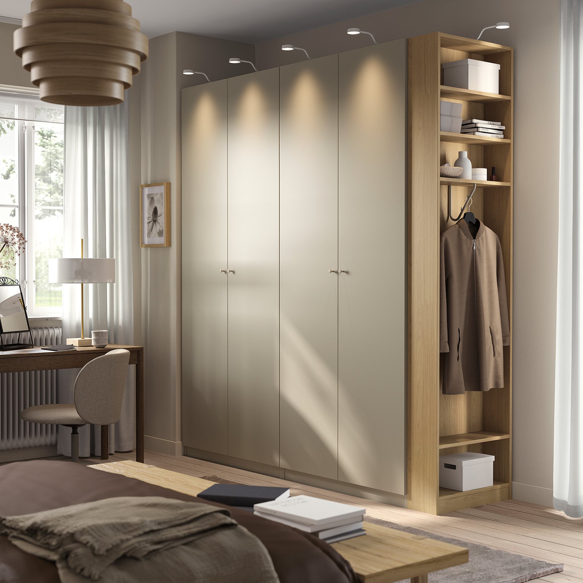 PAX/FORSAND, гардероб - комбинация, 296.070.60