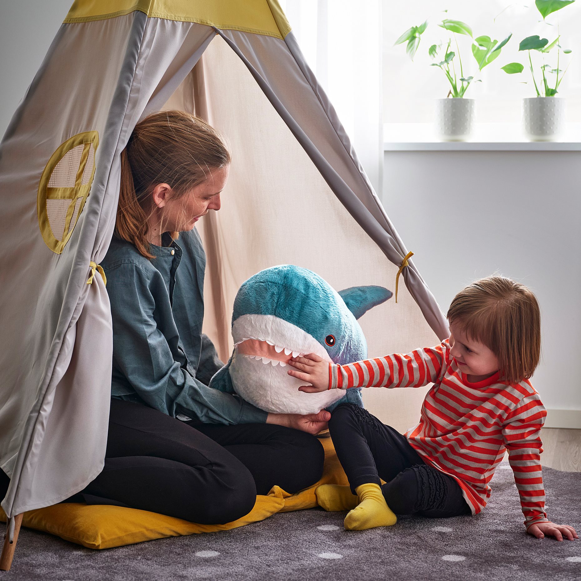 BLÅHAJ, плюшена играчка, акула, 303.735.88
