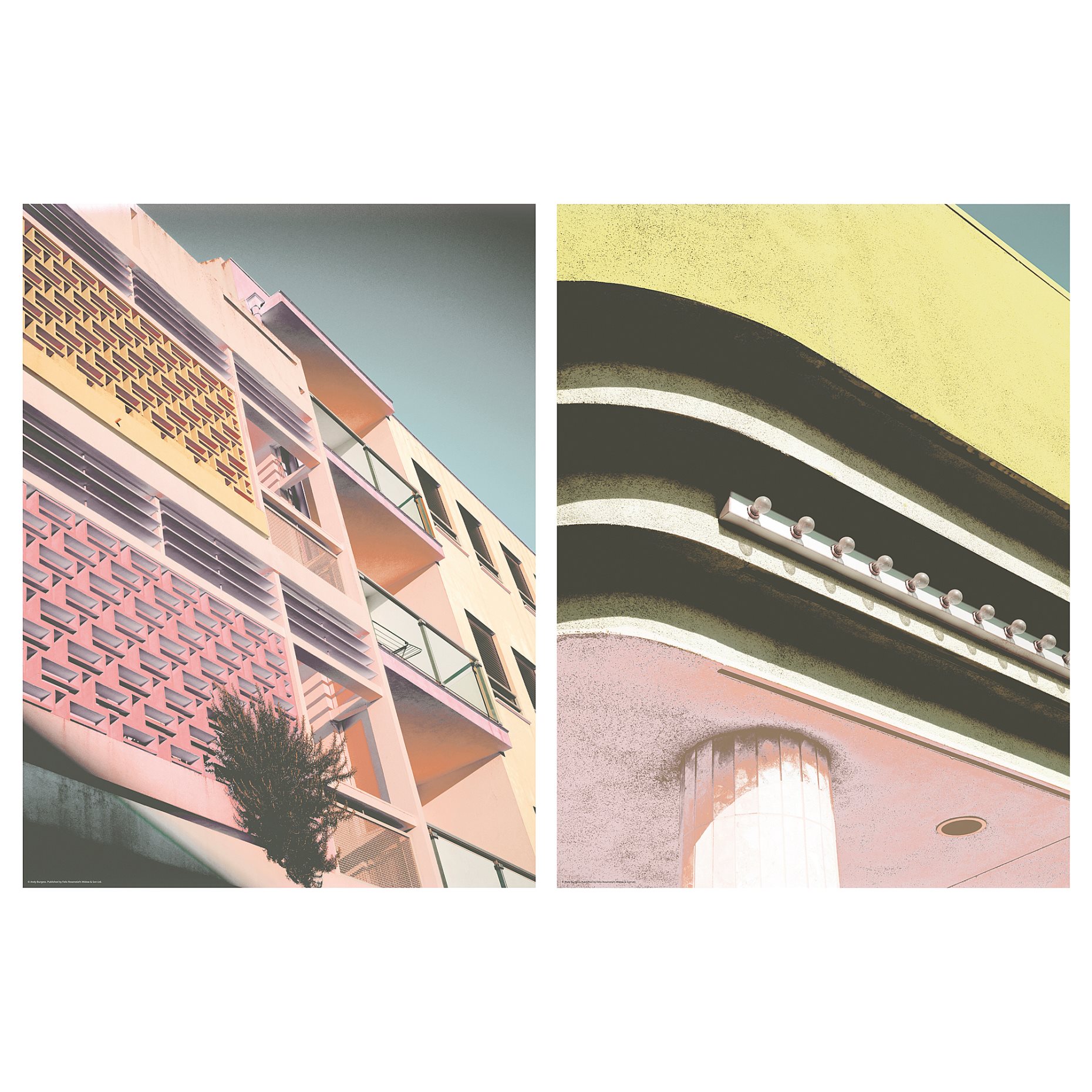 BILD, постер, "Сгради в пастелни цветове", 305.709.04
