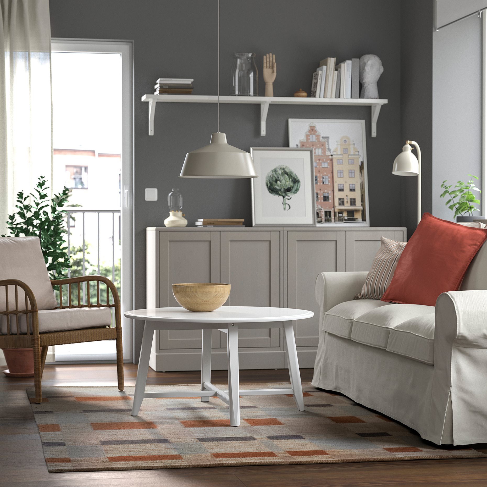 BLÅLJUS, килим, гладко тъкан, 305.957.06