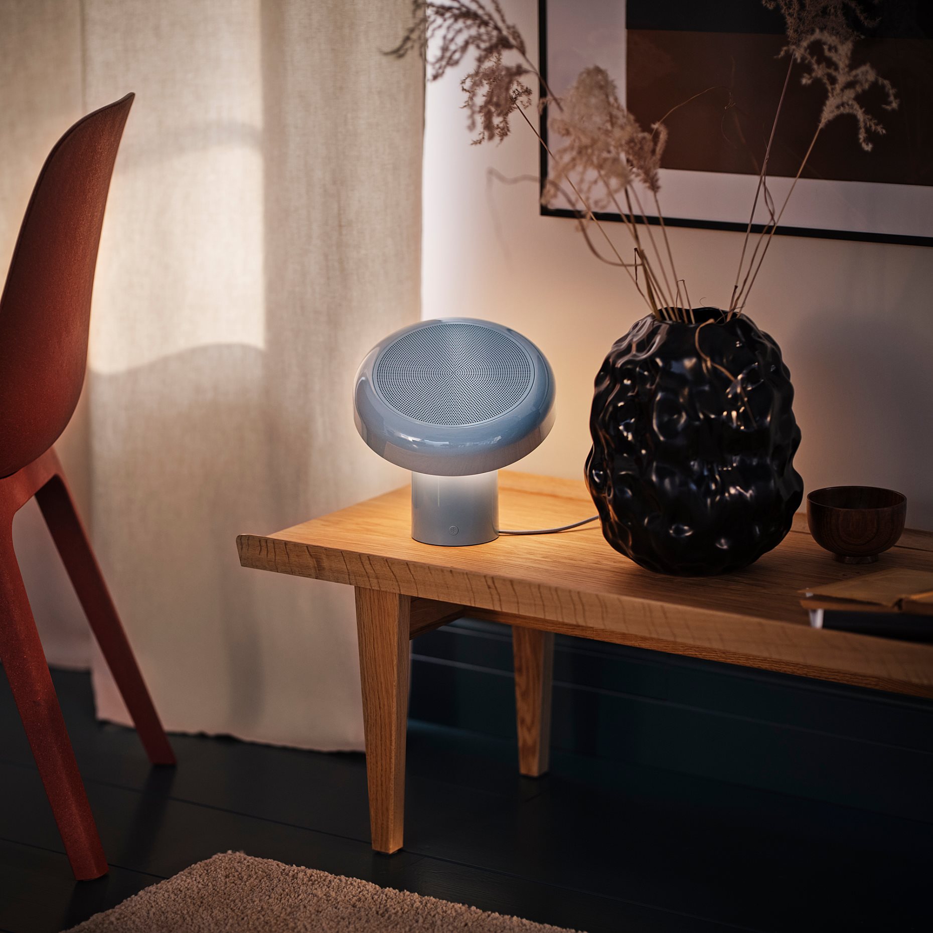 BLOMPRAKT, лампа с Bluetooth тонколона, 305.981.49