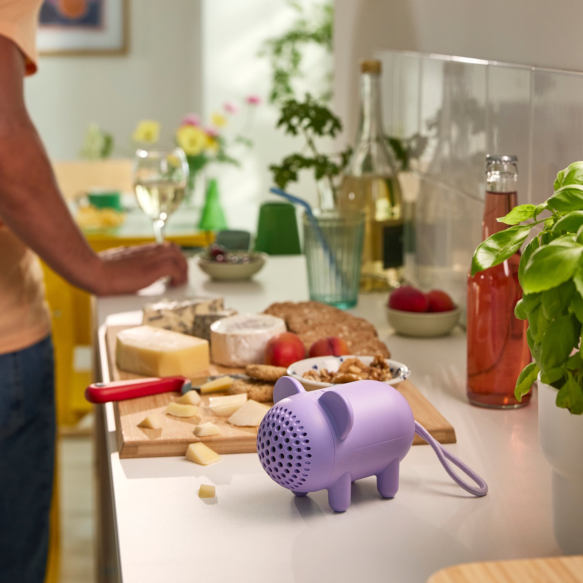GREJSIMOJS, преносима Bluetooth тонколона, мишка, 306.050.60