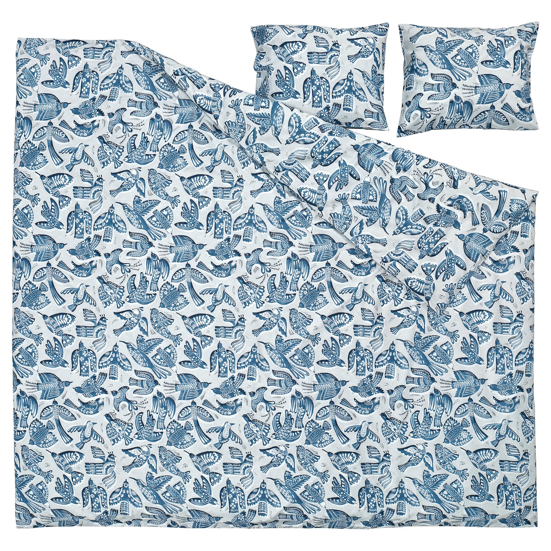 BITTERSÖTA, плик за завивка и 2 калъфки, 240x220/50x60 см, 306.209.75