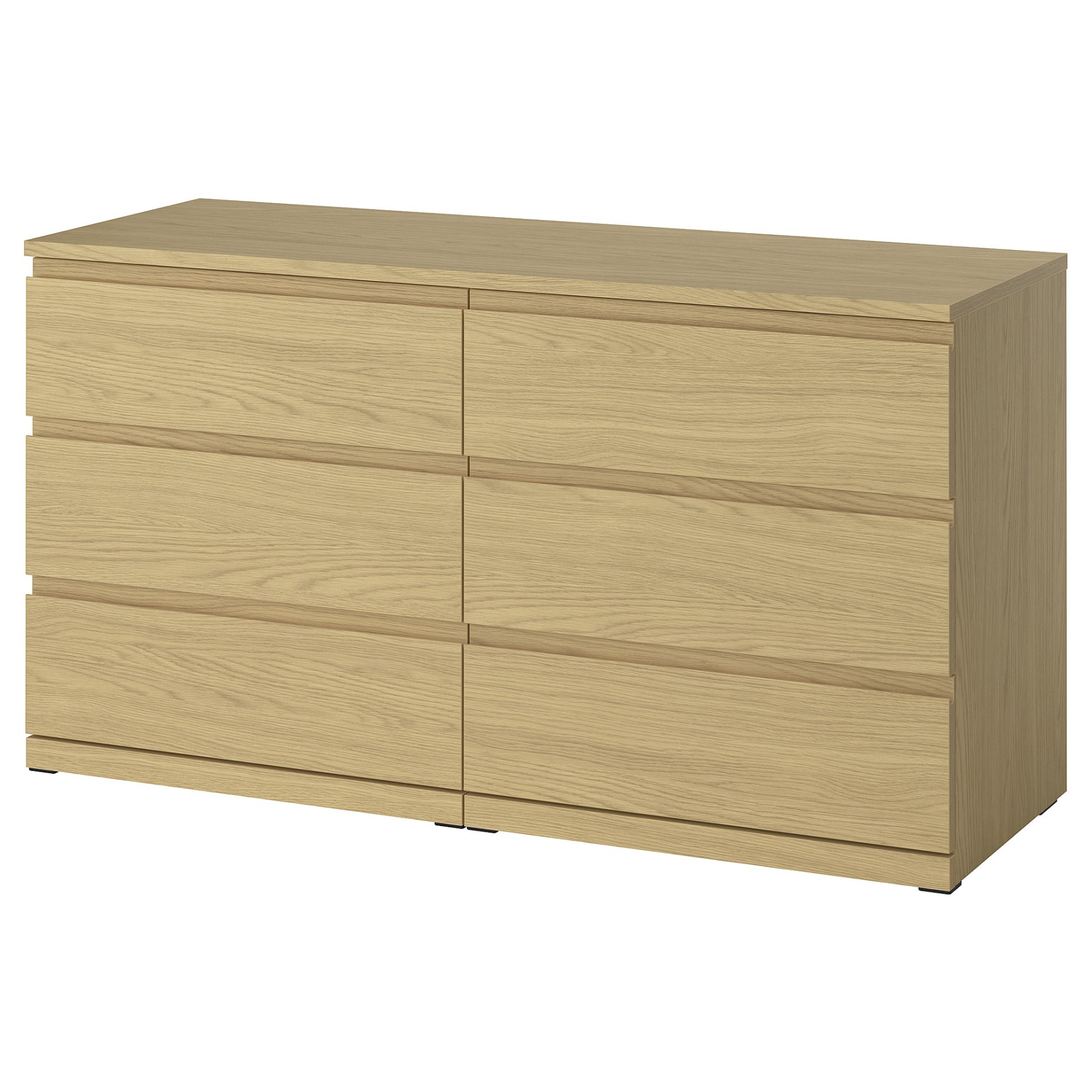 STORKLINTA, скрин с 6 чекмеджета, 140x50x75 см, 306.275.47