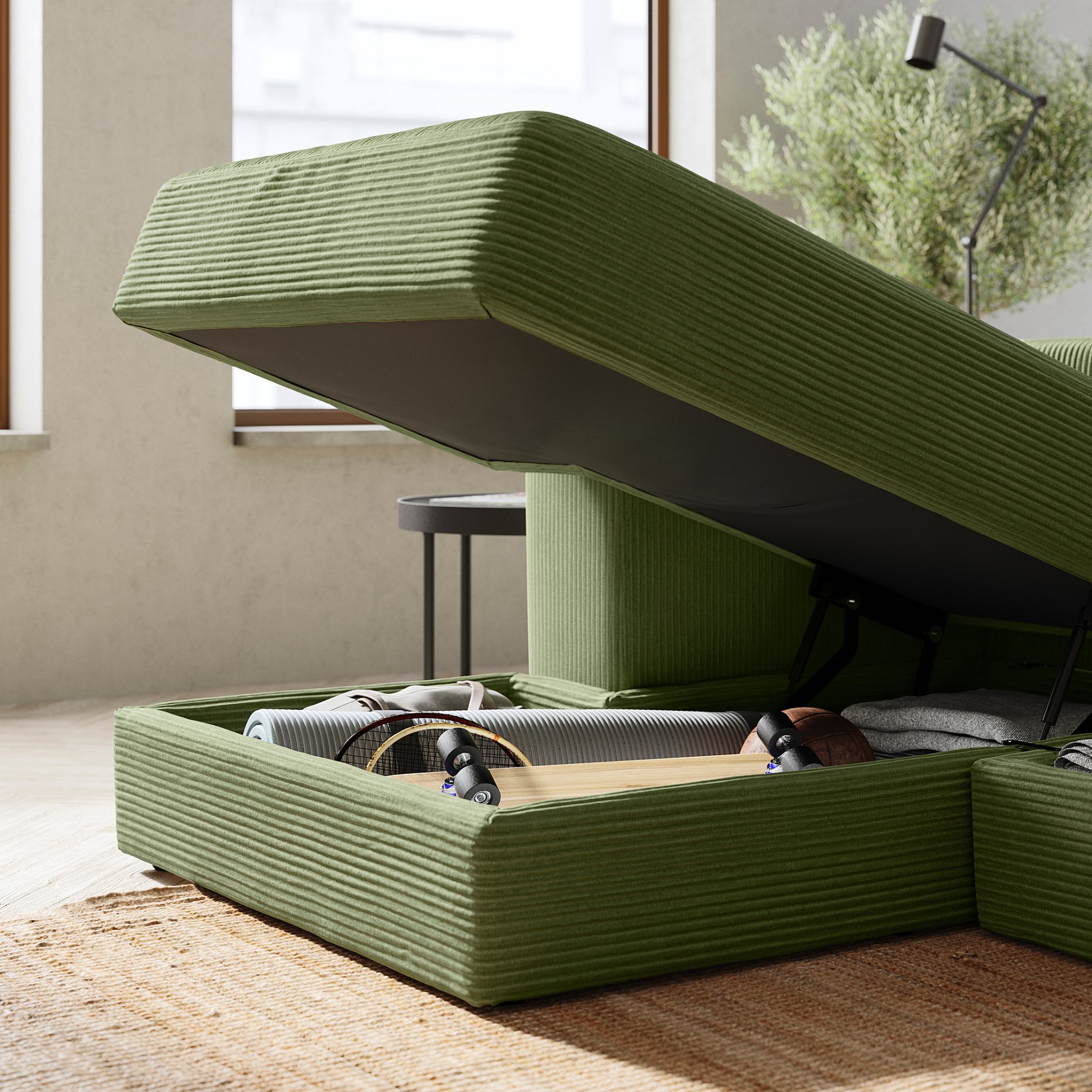JÄTTEBO, модул с лежанка, ляв, 394.852.75