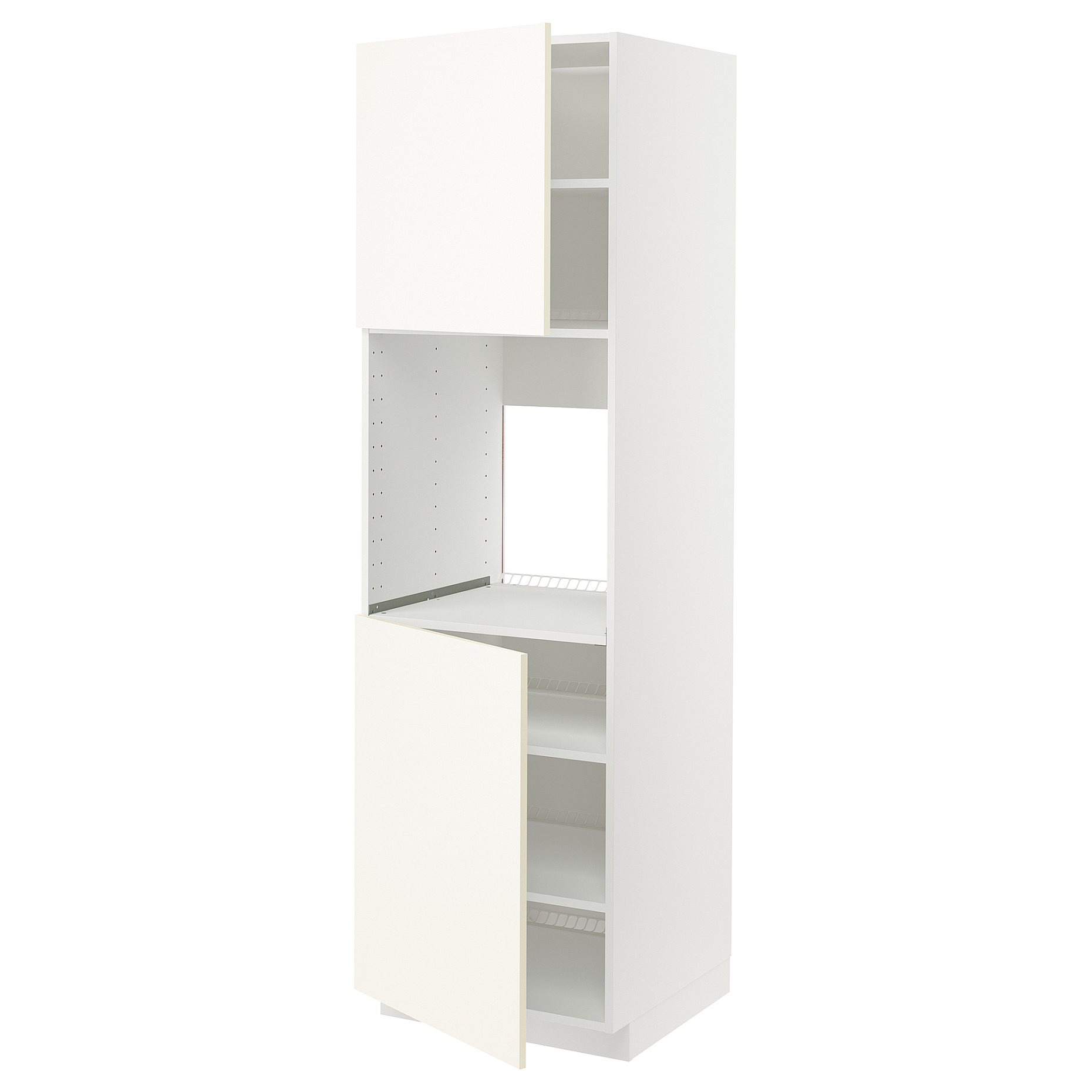METOD, висок шкаф за фурна с 2 врати/рафт, 395.073.76