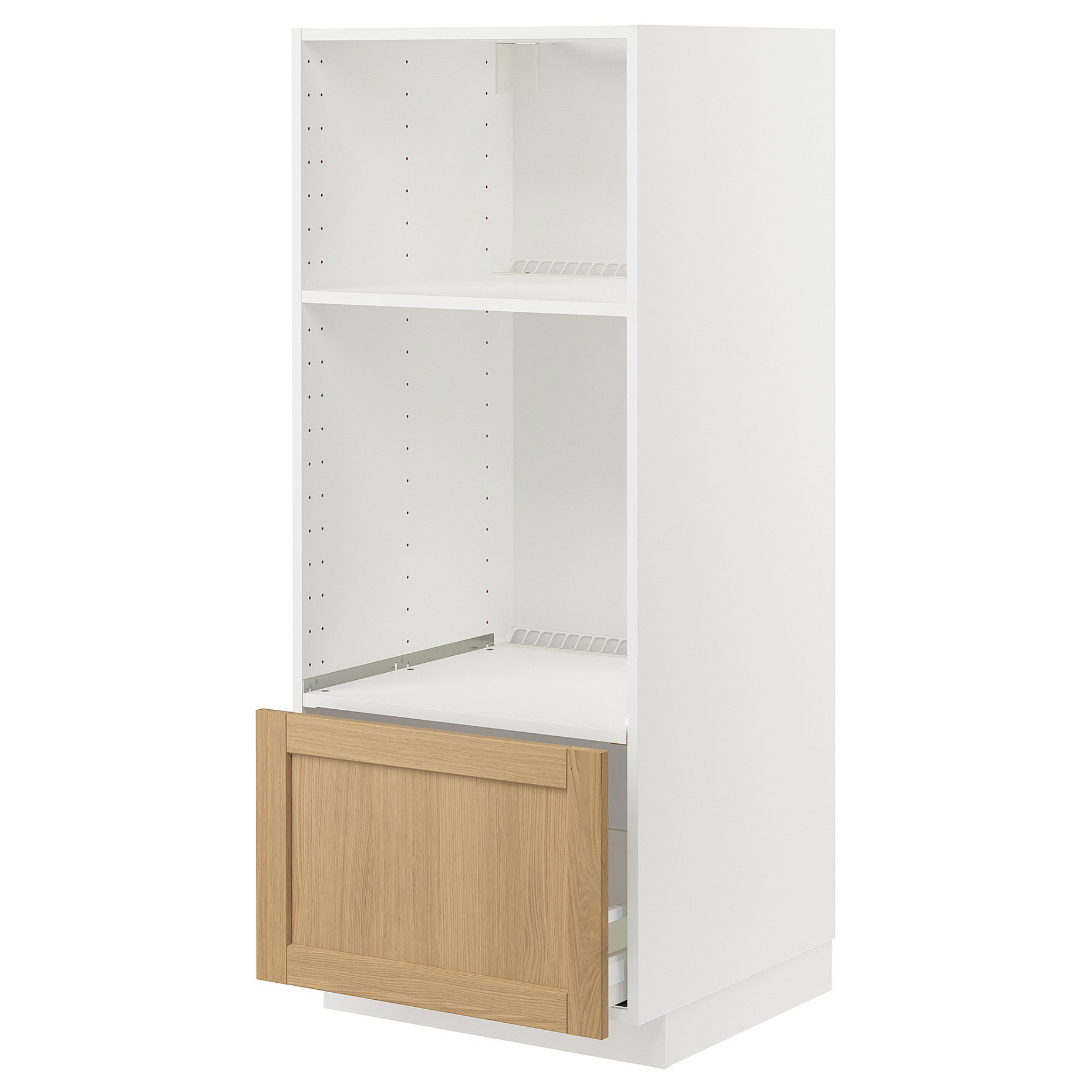 METOD/MAXIMERA, висок шкаф за фурна/микровълнова с чекм., 395.095.30