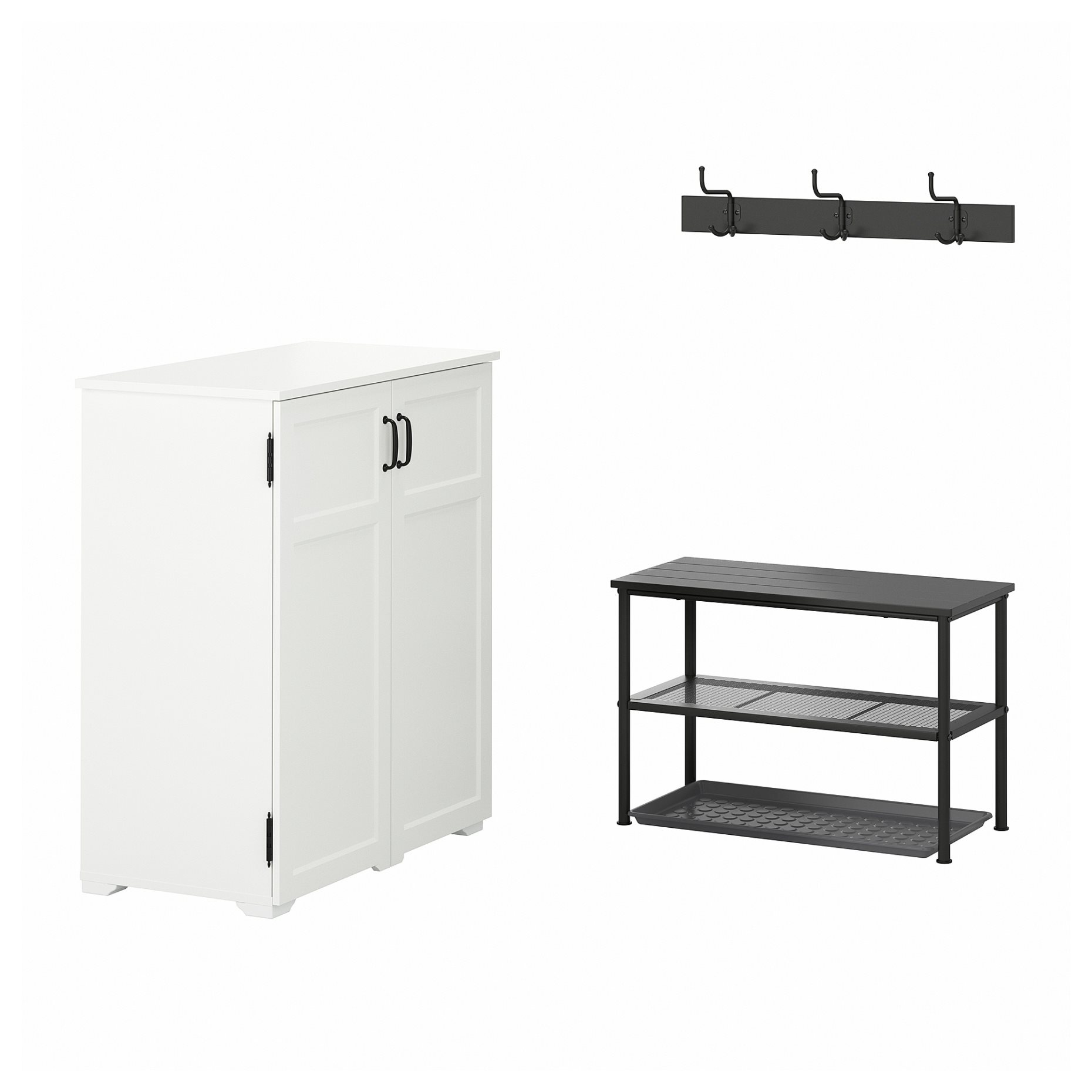 GREÅKER/NIPÅSEN, Обзавеждане за коридор, к-т 4 ч., 395.279.06