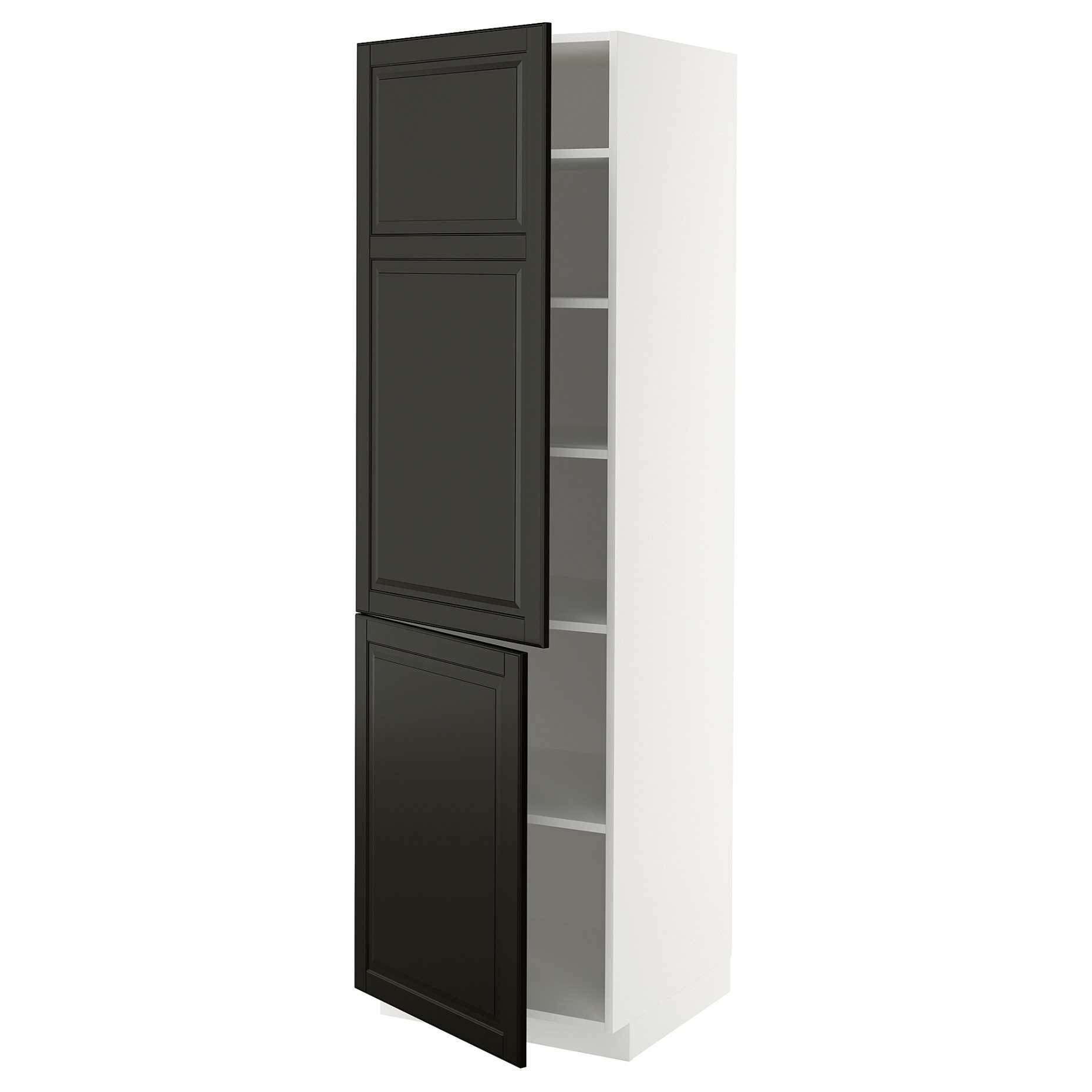 METOD, висок шкаф с рафтове/2 врати, 395.789.29