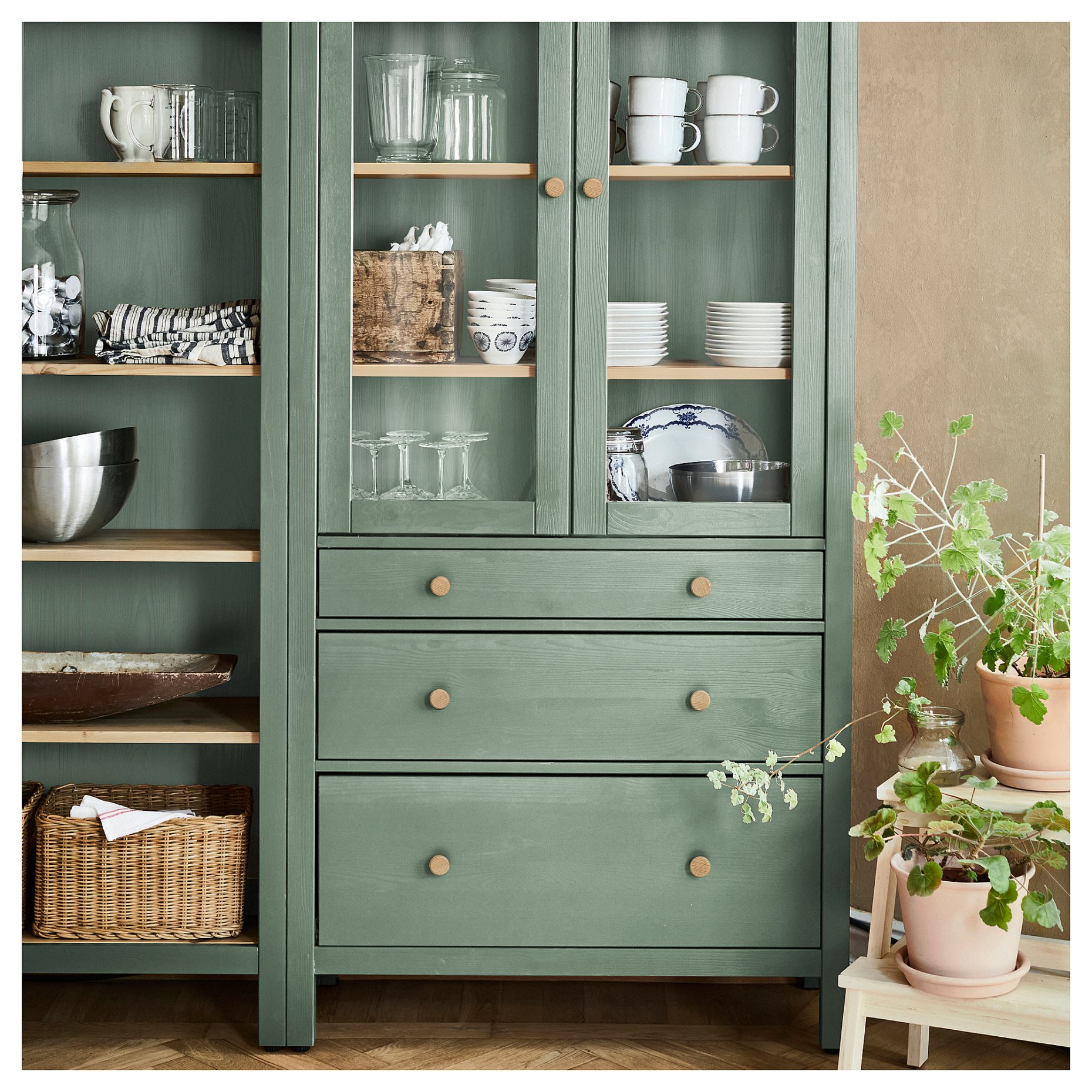 HEMNES, комбиниран артикул за съхр. с врати/чекм., 395.910.68