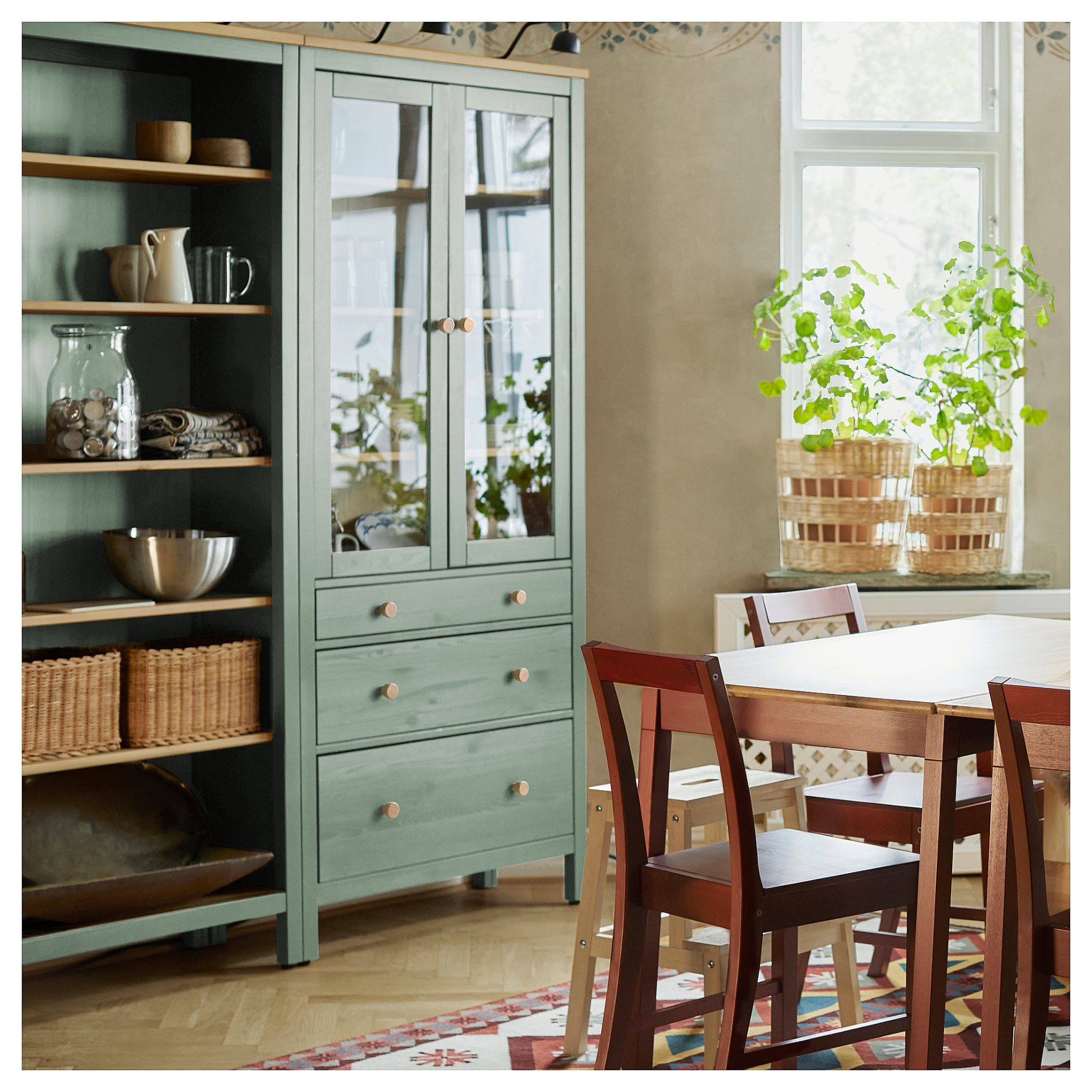 HEMNES, комбиниран артикул за съхр. с врати/чекм., 395.910.68