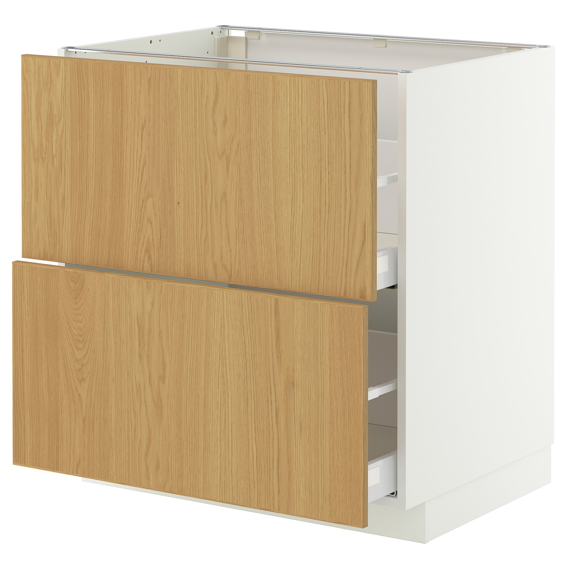 METOD/MAXIMERA, долен шкаф с 2 чела/2 високи чекмеджета, 396.006.33