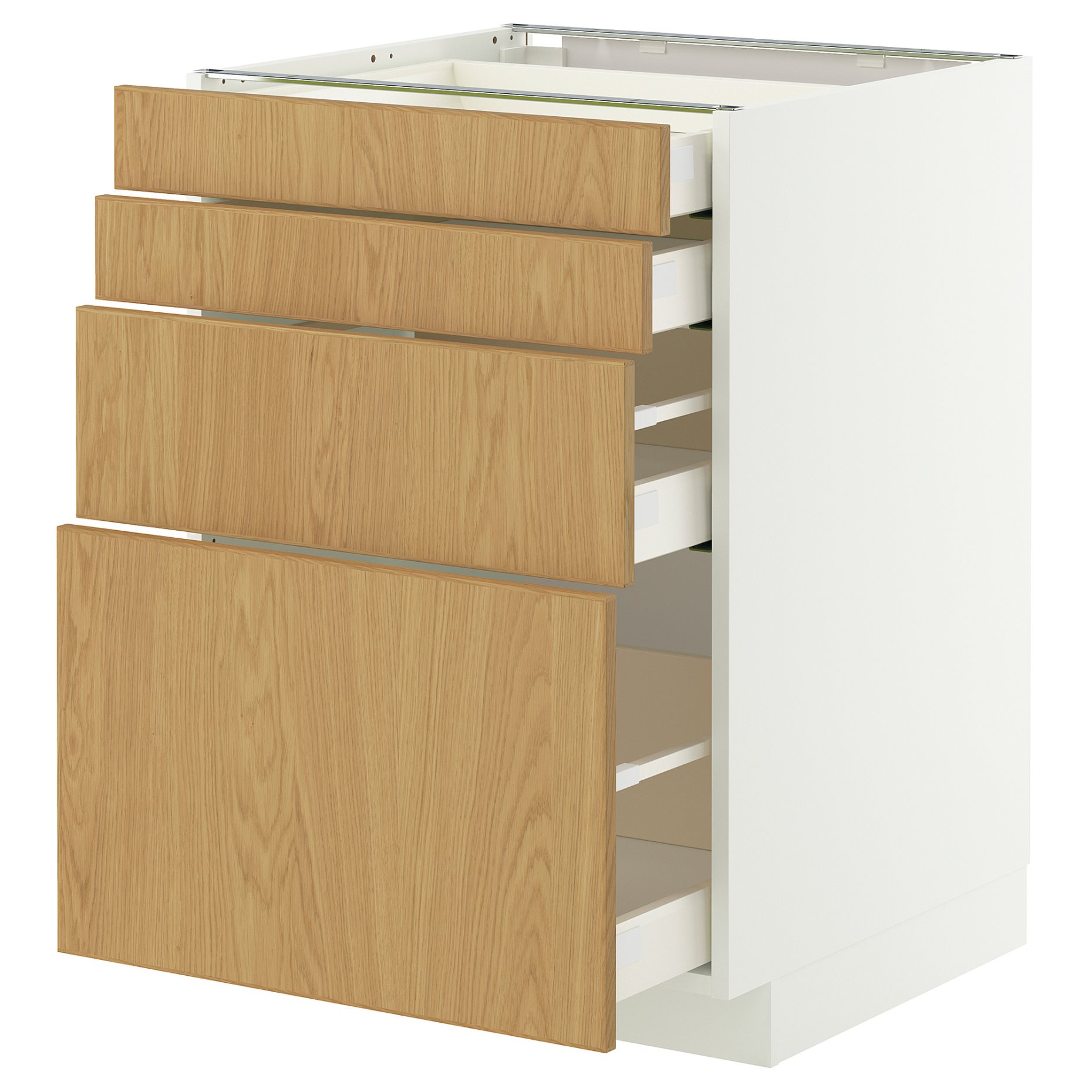 METOD/MAXIMERA, долен шкаф с 4 чела/4 чекмеджета, 396.008.07