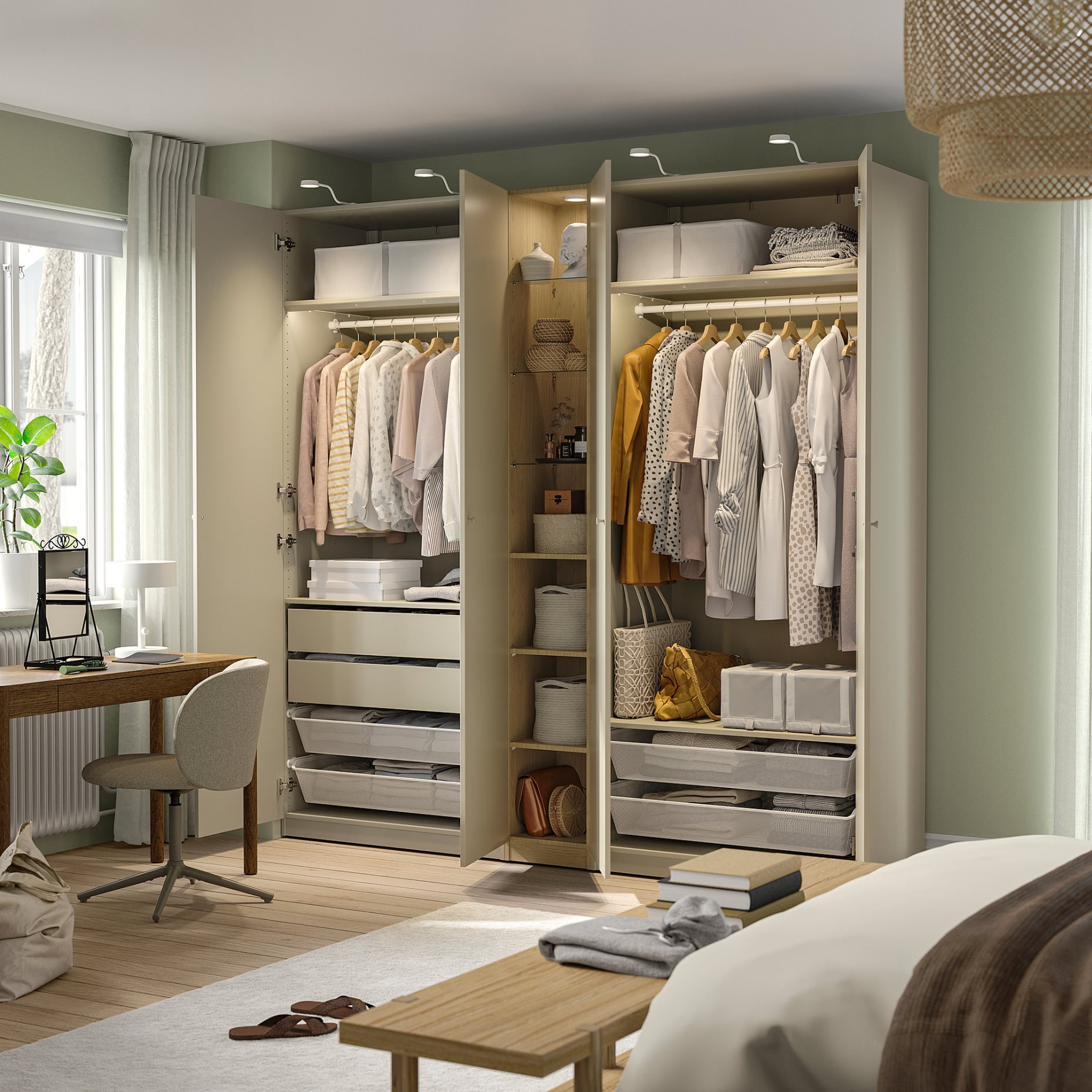 PAX/FORSAND, гардероб - комбинация, 396.073.33