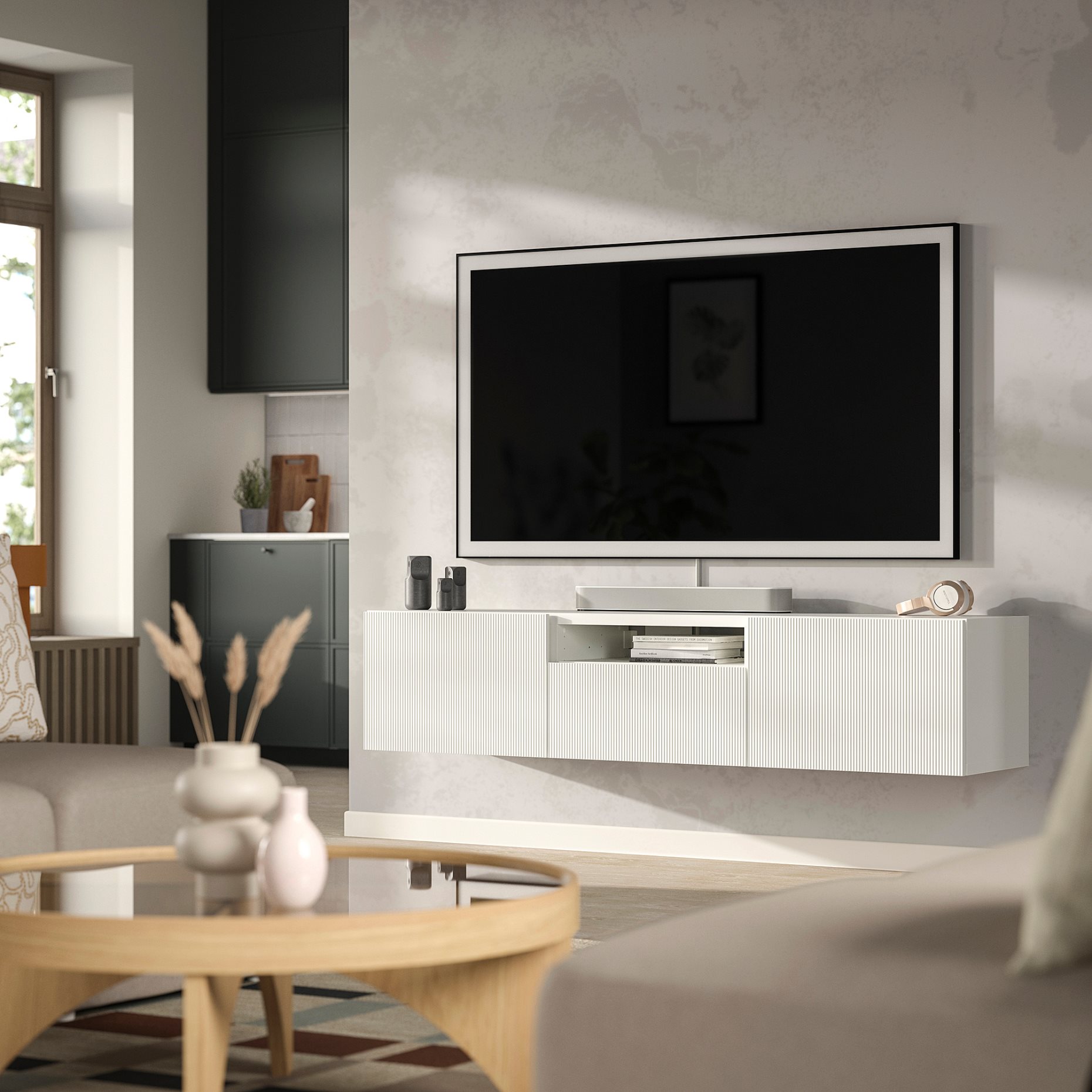 BESTÅ, TV шкаф, 180x42x39 см, 396.114.53