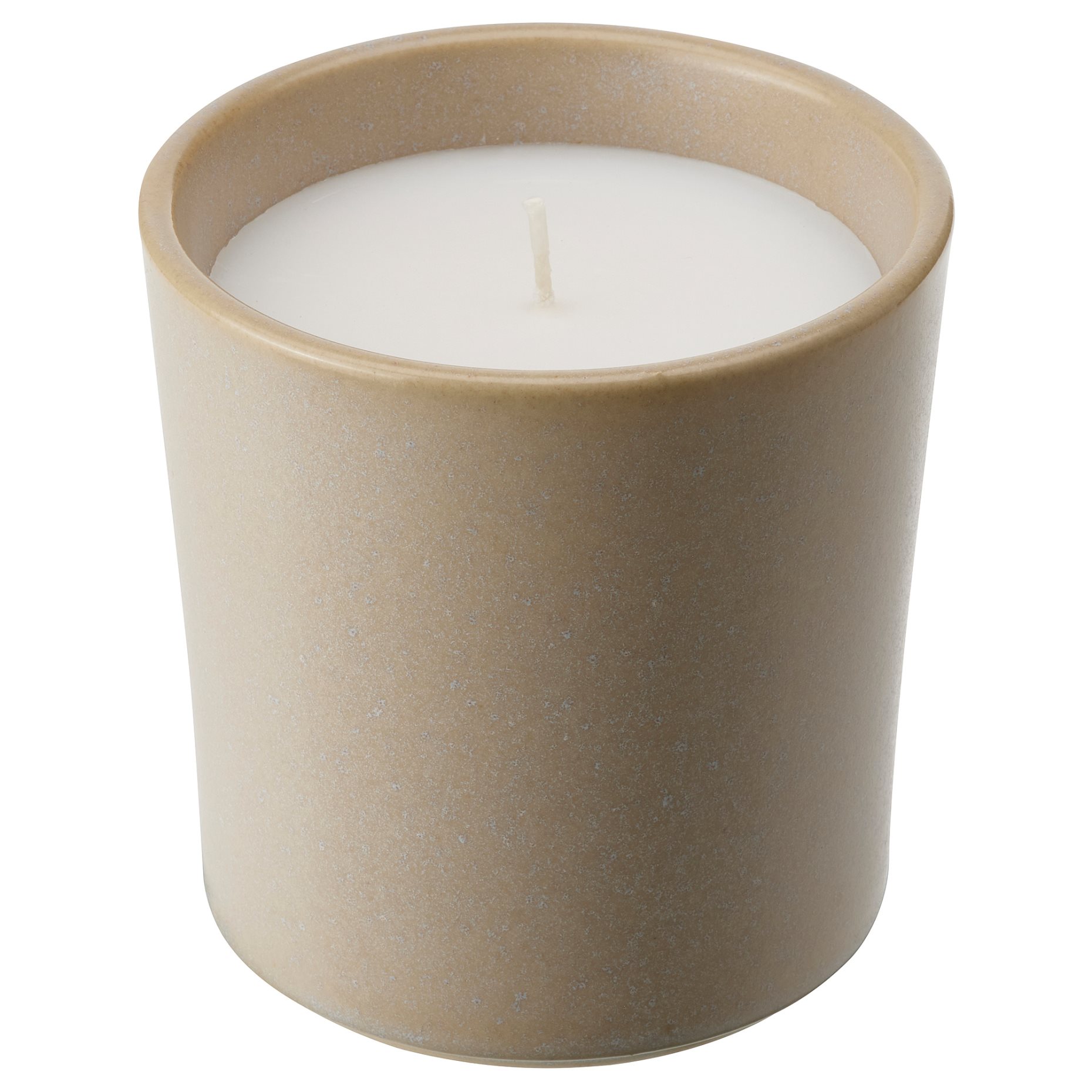 JÄMLIK, ароматна свещ в керамична чашка, Ванилия, 50 ч, 405.021.94