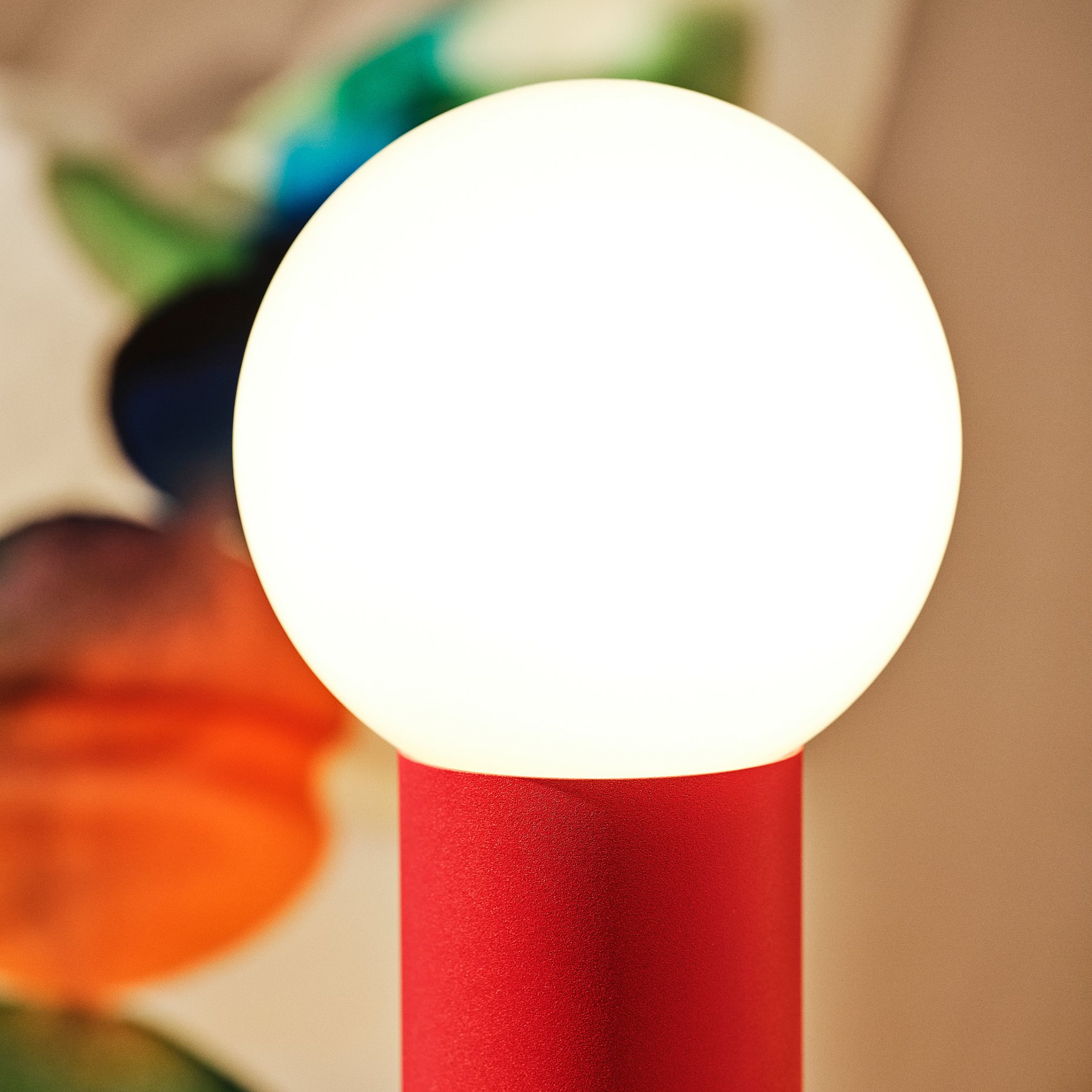 IKEA PS 2026, Преносима LED лампа, на батерии, 22 см, 406.085.48