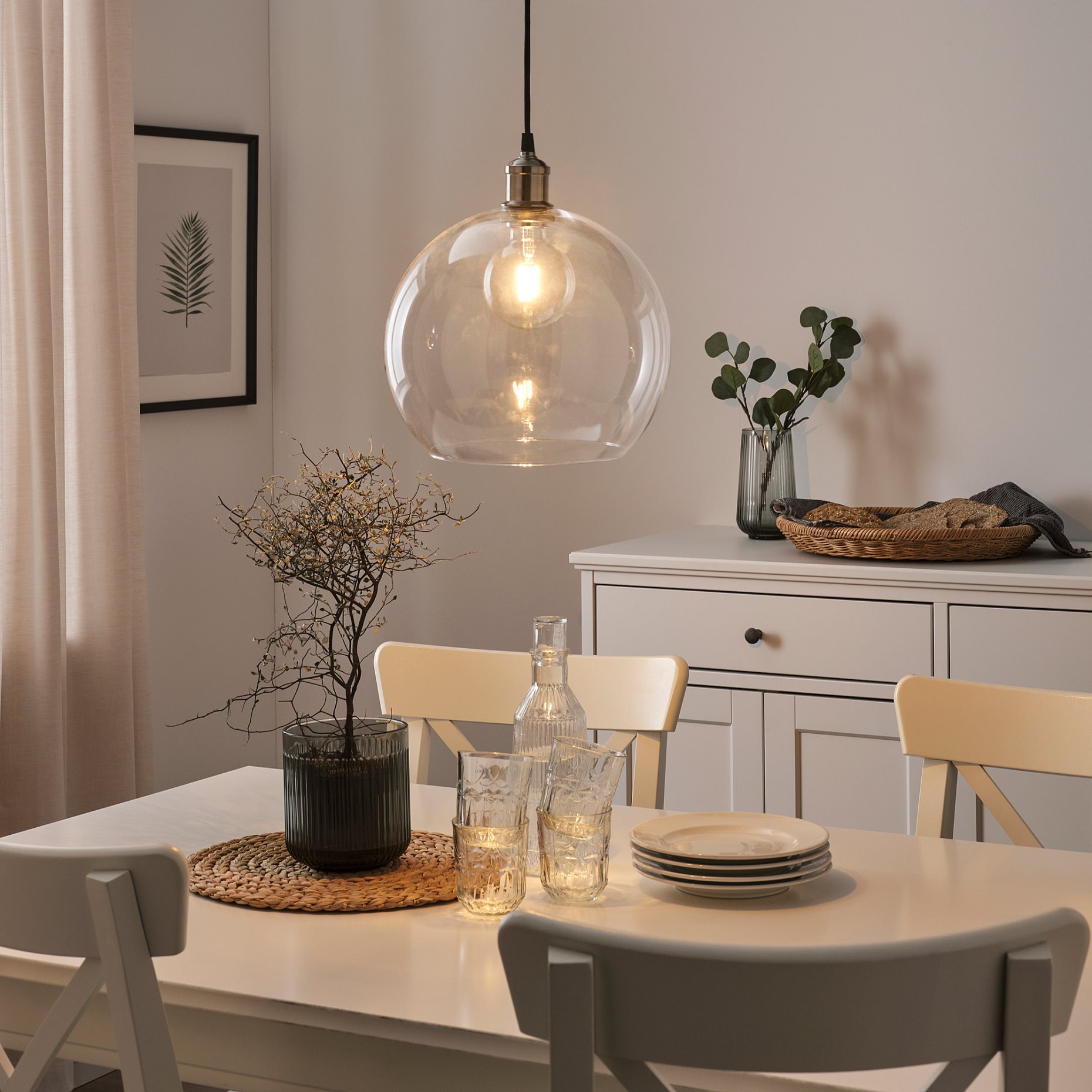 LUNNOM, LED крушка E27 470 лумена, 95 мм, регул. силата на светлината, 406.148.27