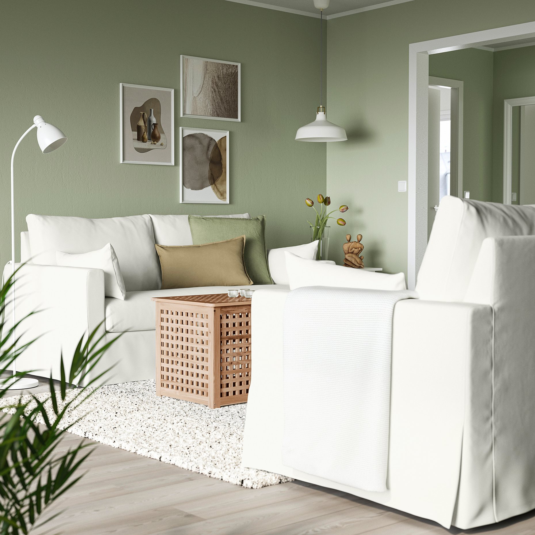 HYLTARP, 2-местен диван, 494.896.16