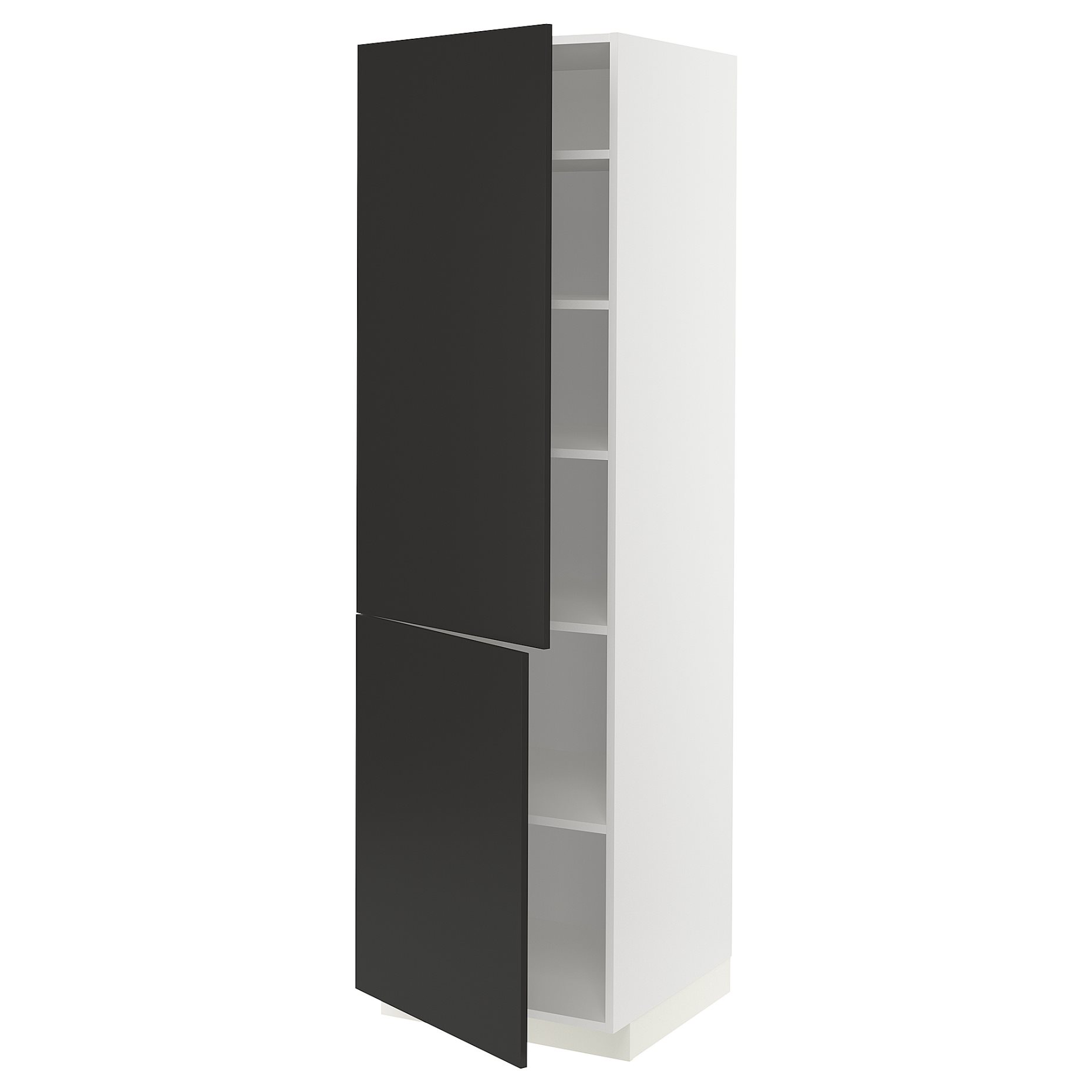 METOD, висок шкаф с рафтове/2 врати, 494.984.61