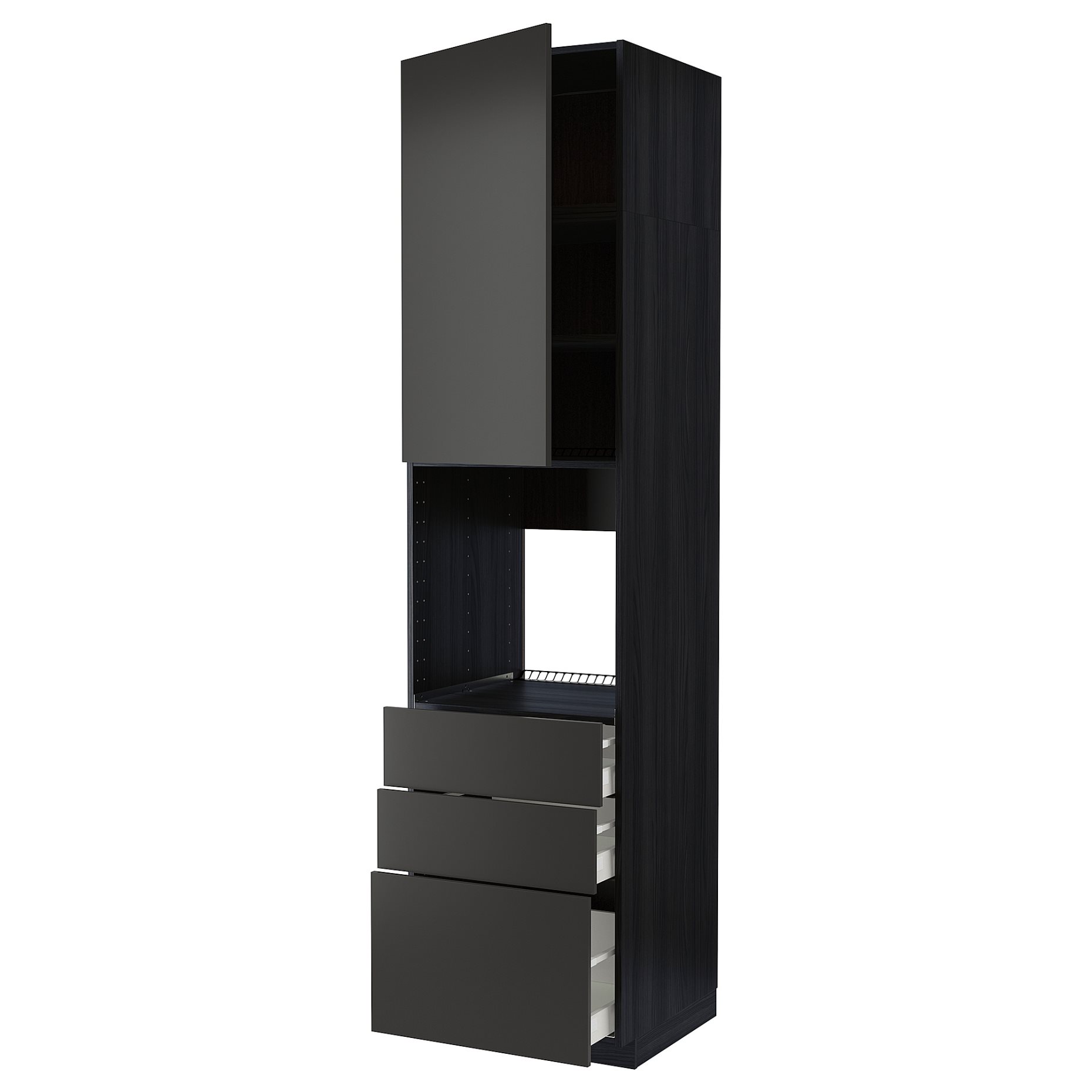 METOD/MAXIMERA, висок шкаф за фурна с врата/3 чекм., 494.988.47