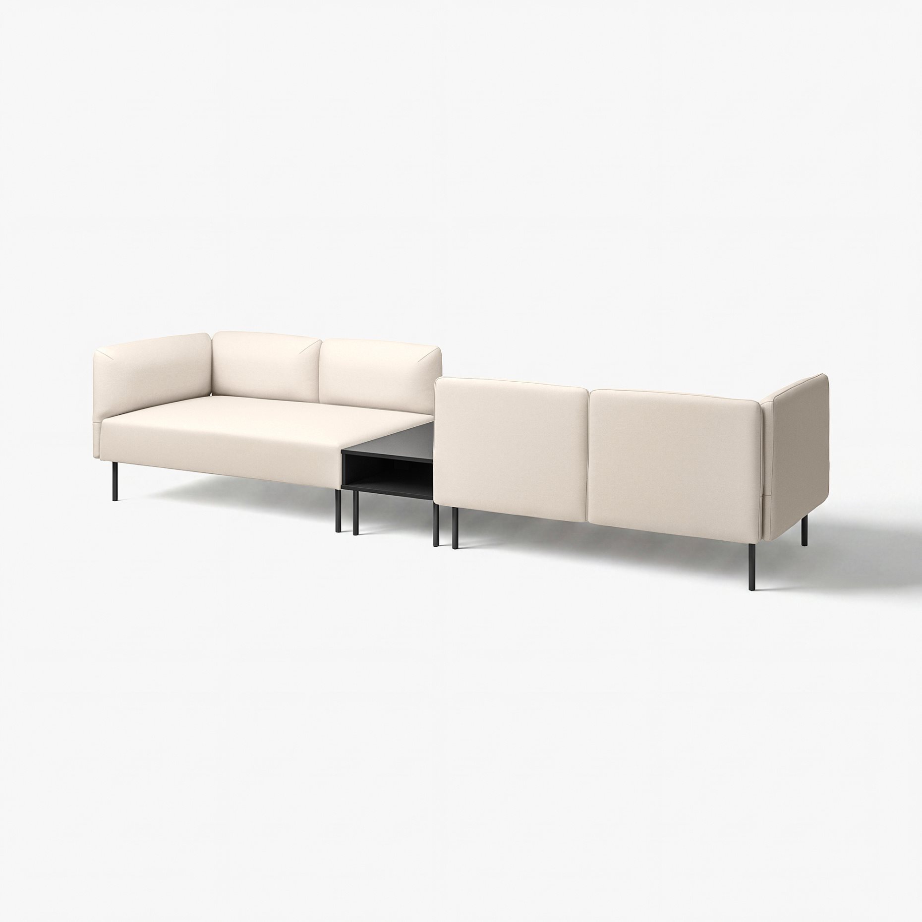 LILLEHEM, 4-местен модулен диван с маса, 495.362.36
