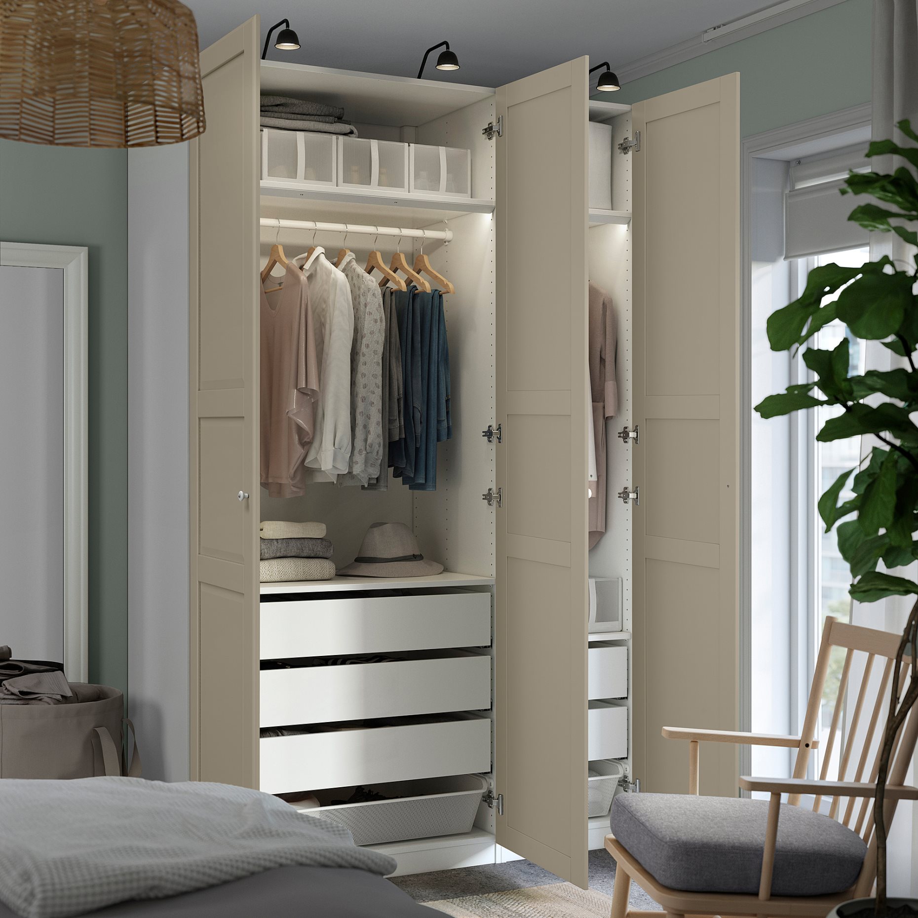 PAX/TYSSEDAL, Гардероб - комбинация, 495.908.55
